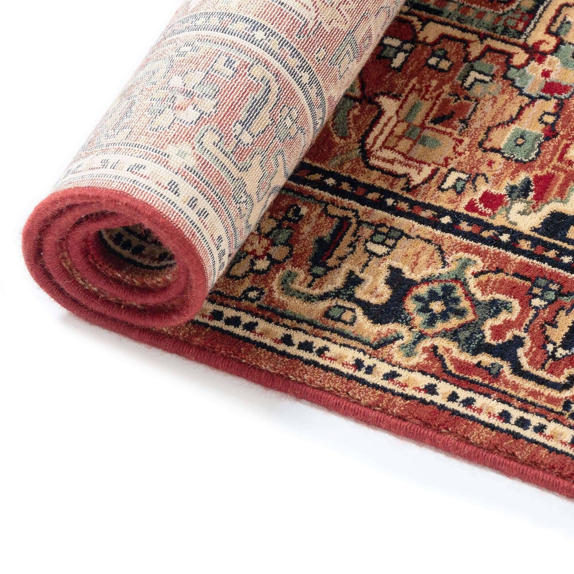 Saharna_2886_205redmulti_422844_11 Teppich Saharna 2886 Webteppich aus reiner Wolle