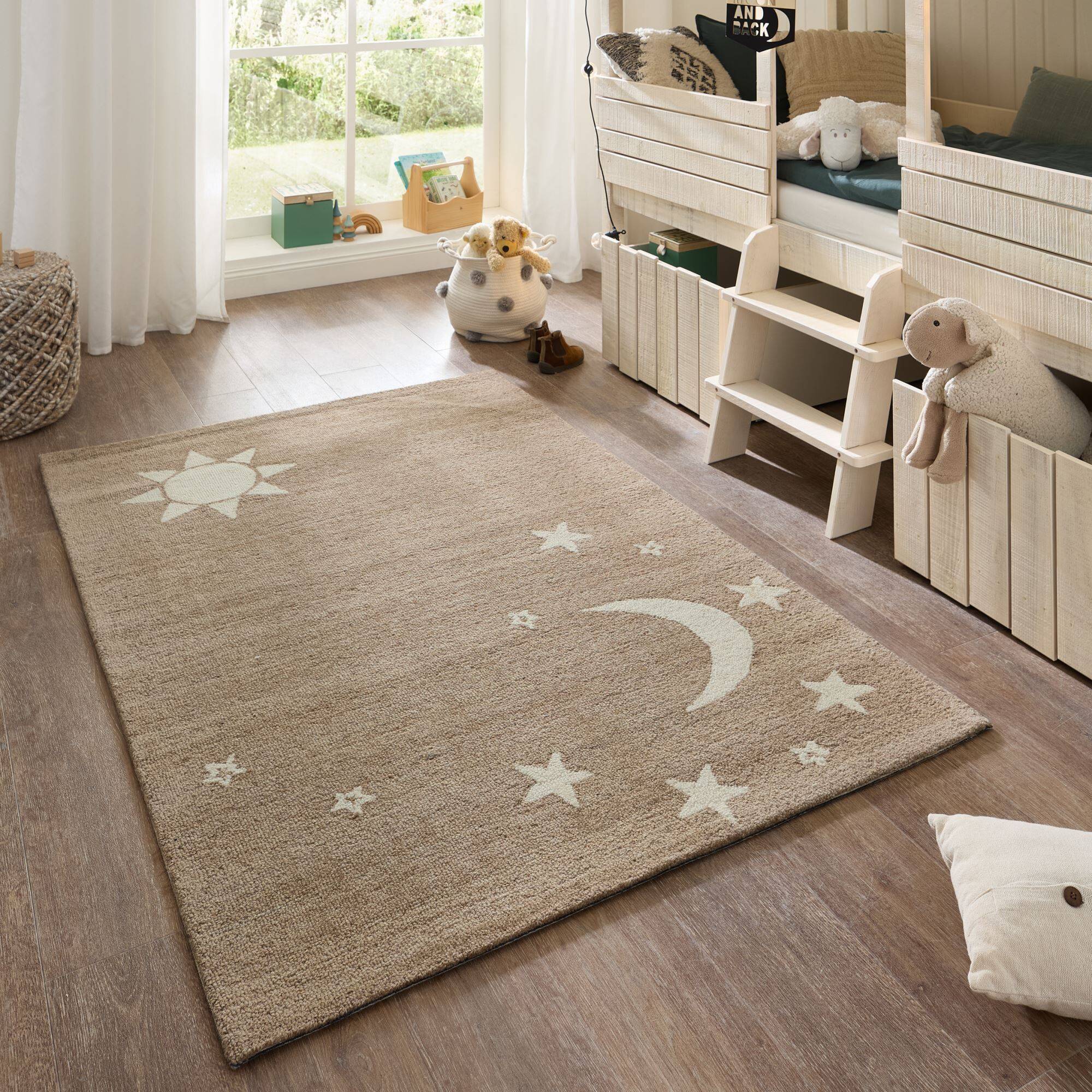 Kinderteppich Natur Pur "Sky" Kids Naturfaser Kinderteppich Natur Pur "Sky" Kids Naturfaser