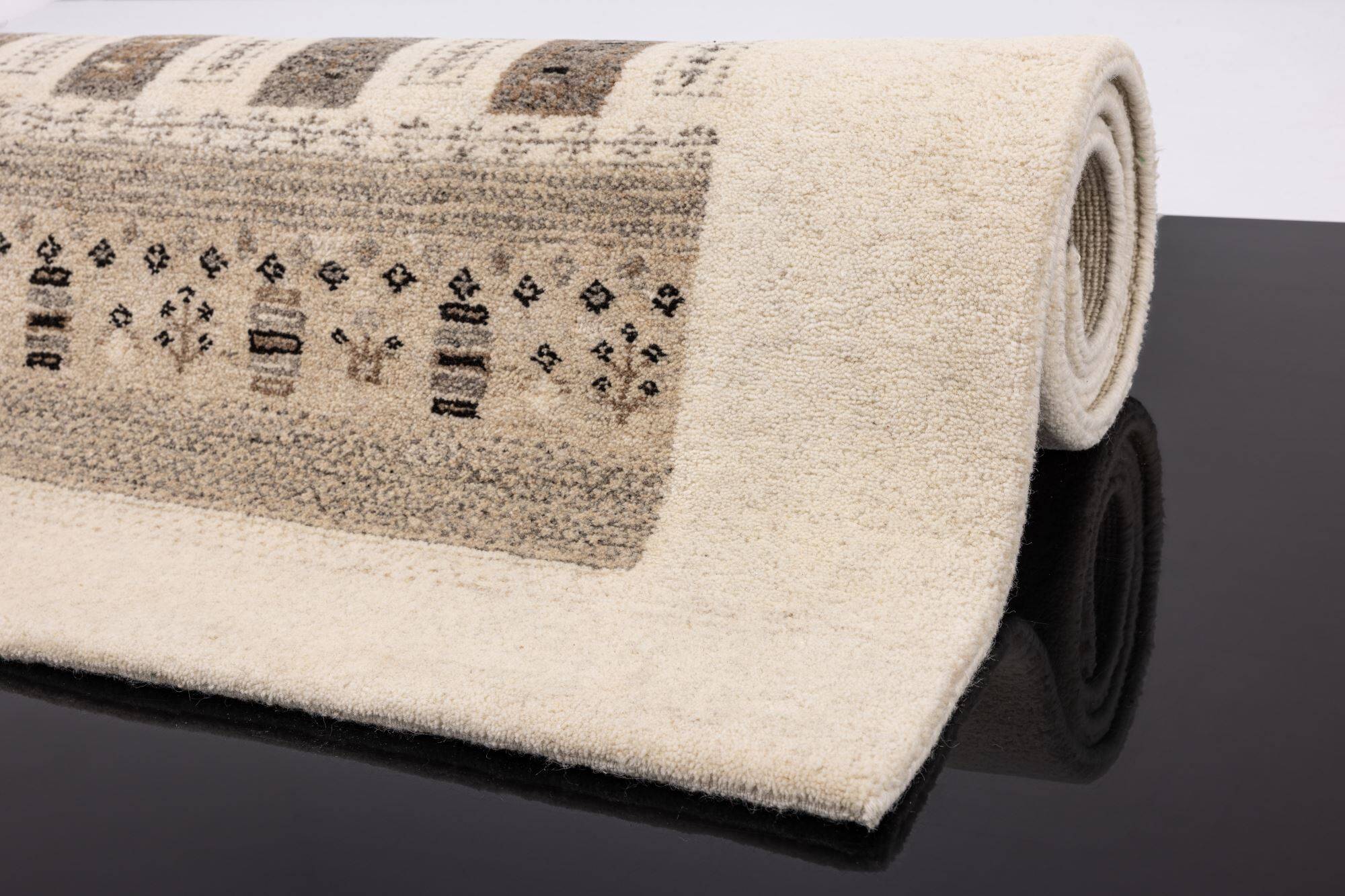 Natur Pur Teppich "Nomadic Deluxe" Design 702 in beige