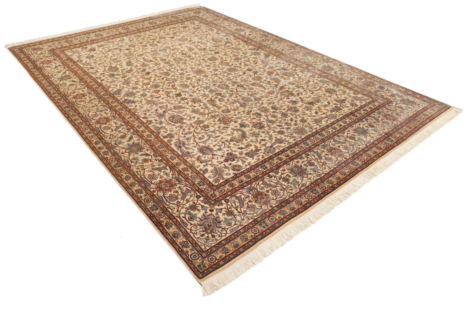 Teppich Kashmir Seide 24/24 Knüpfung 242x337 cm