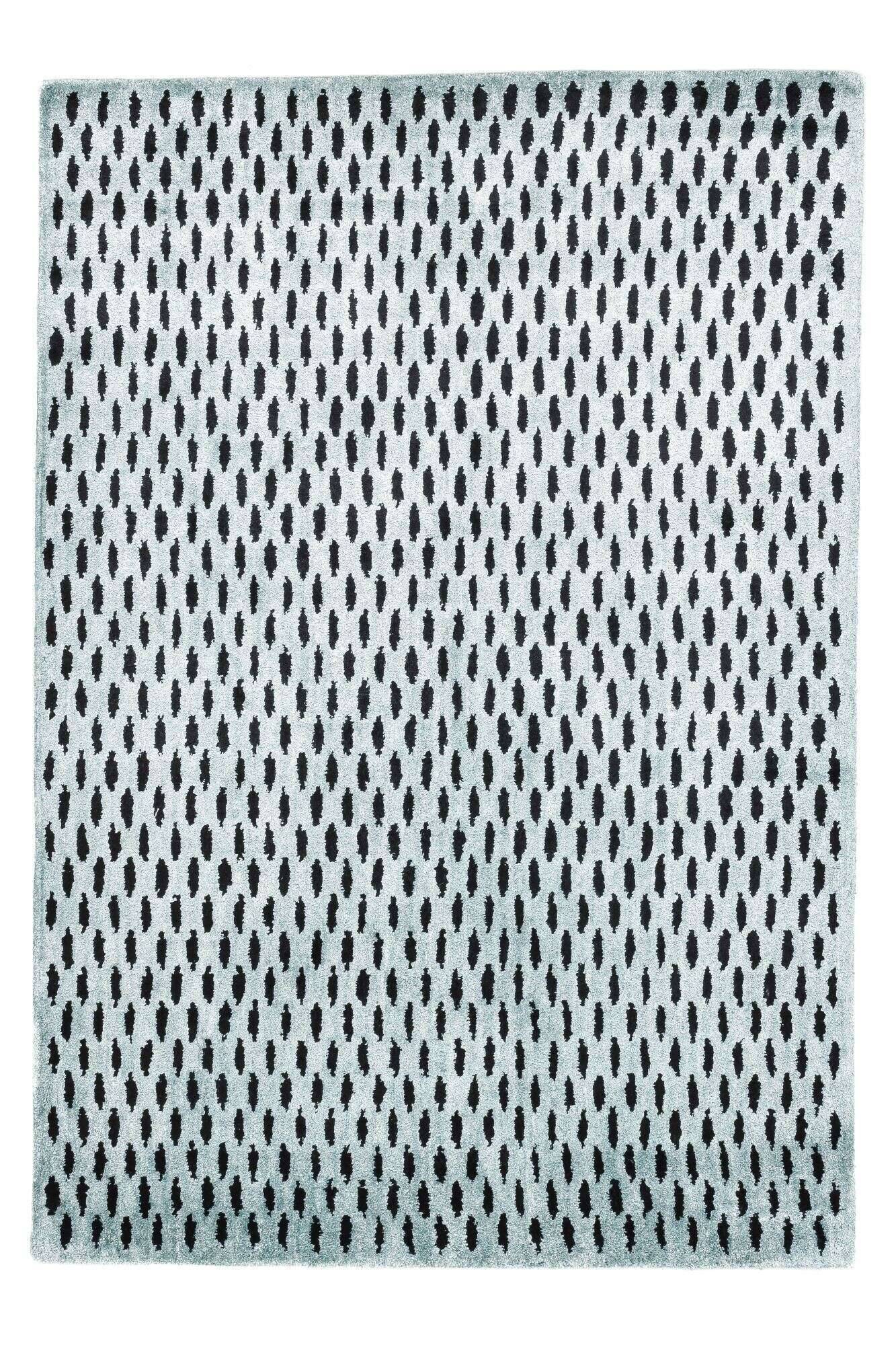 bali_zo-1472-16_730petrol_405340_1 Design Teppich Bali Bamboo Silk 160x230cm Viskose türkis