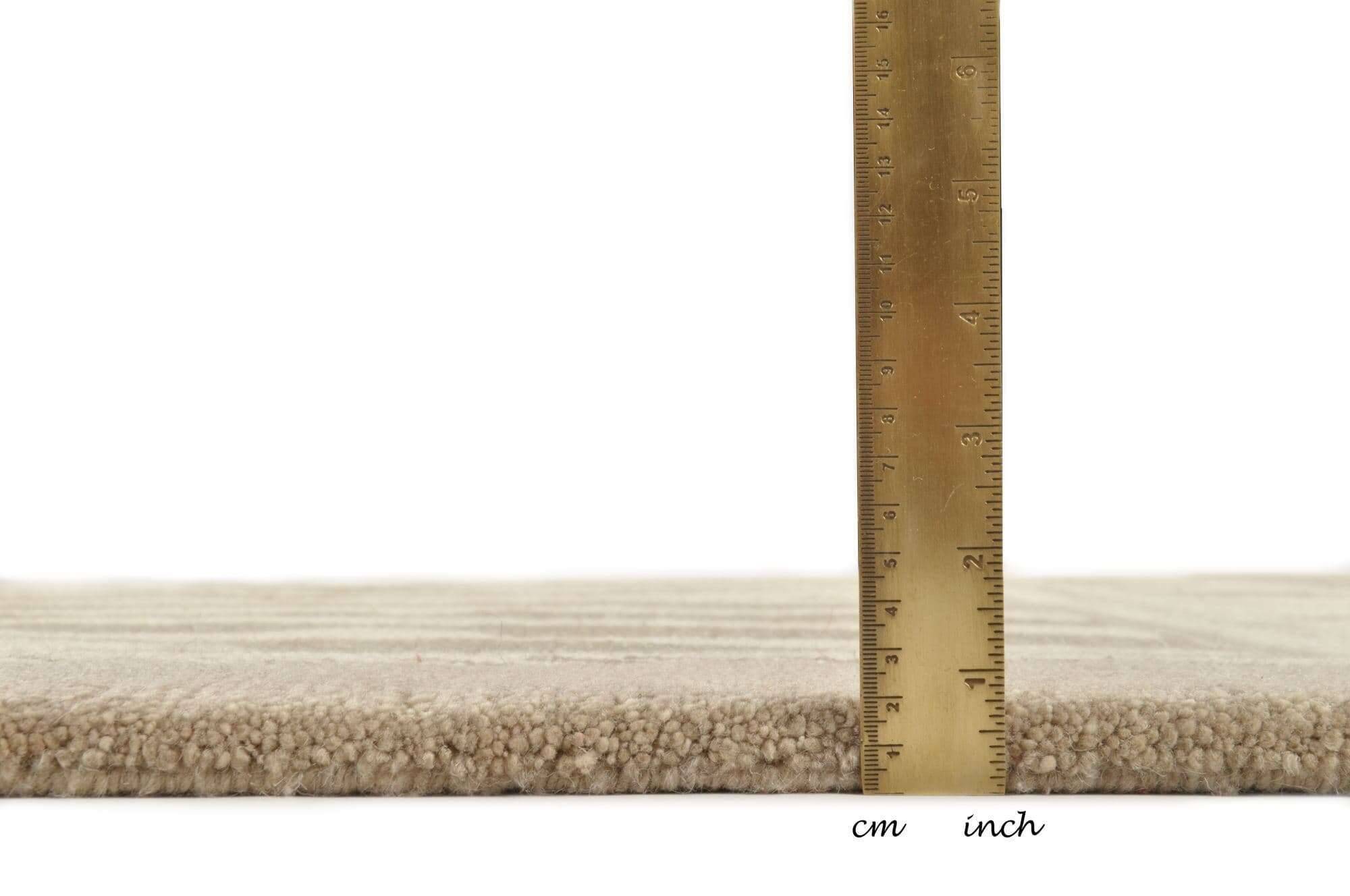 TalongaSilk_RSK578_552beige_110410_5 Nepal Teppich Handgeknüpft Talonga Silk ca. 162x232 cm