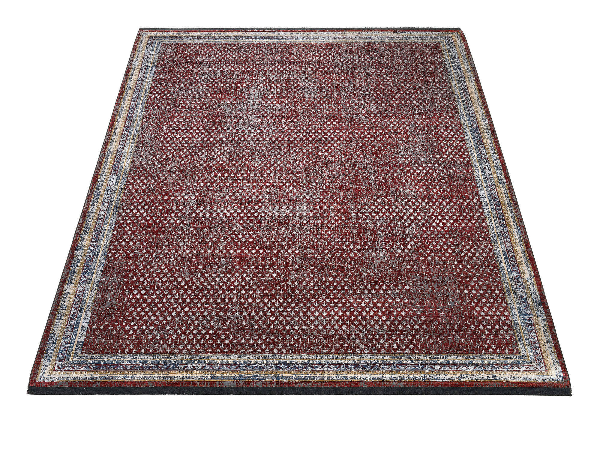 GLA19-199-5 POINTS Klassischer Vintage Teppich aus Modalfaser mit Glanz Effekt