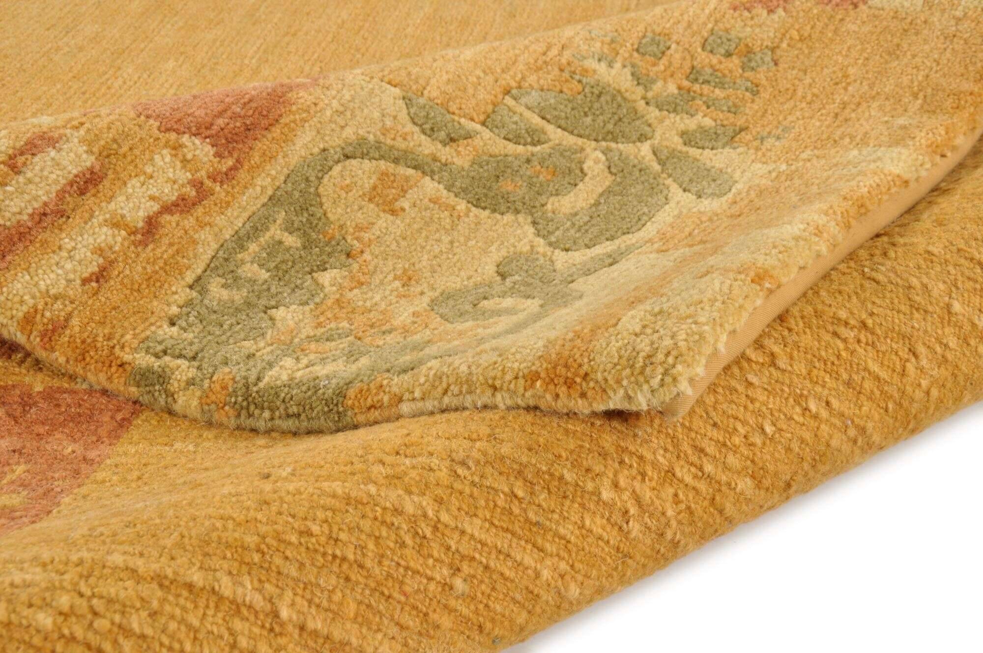 TalongaSilk_RSK629_455terramulti_401829_9 Talonga Silk Nepal Teppich RSK629-B5 im Wunschmaß