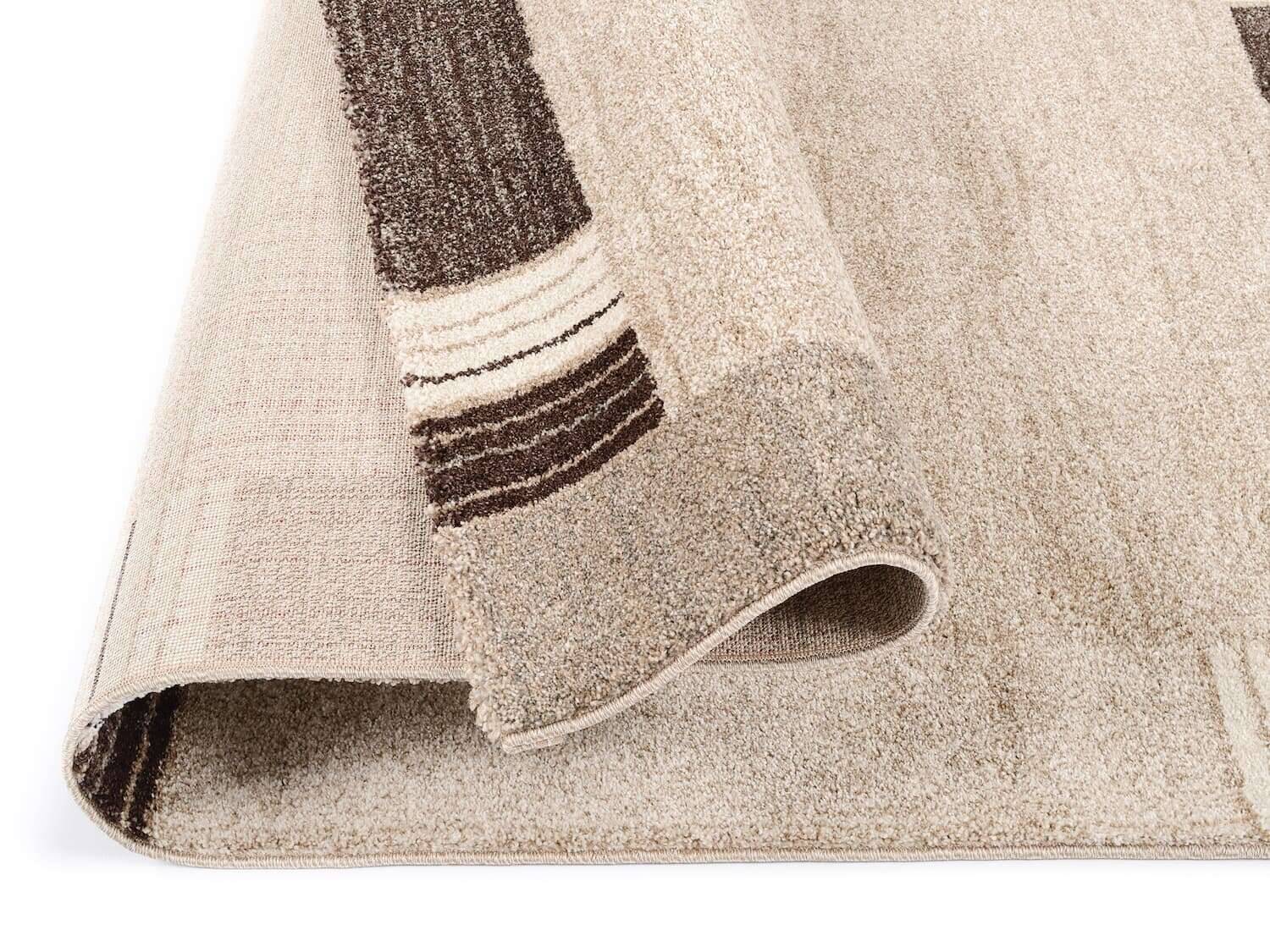 CAF01-616-4 Teppich Castle Flora Teppich Modern mit Bordüre Hochflor Teppich