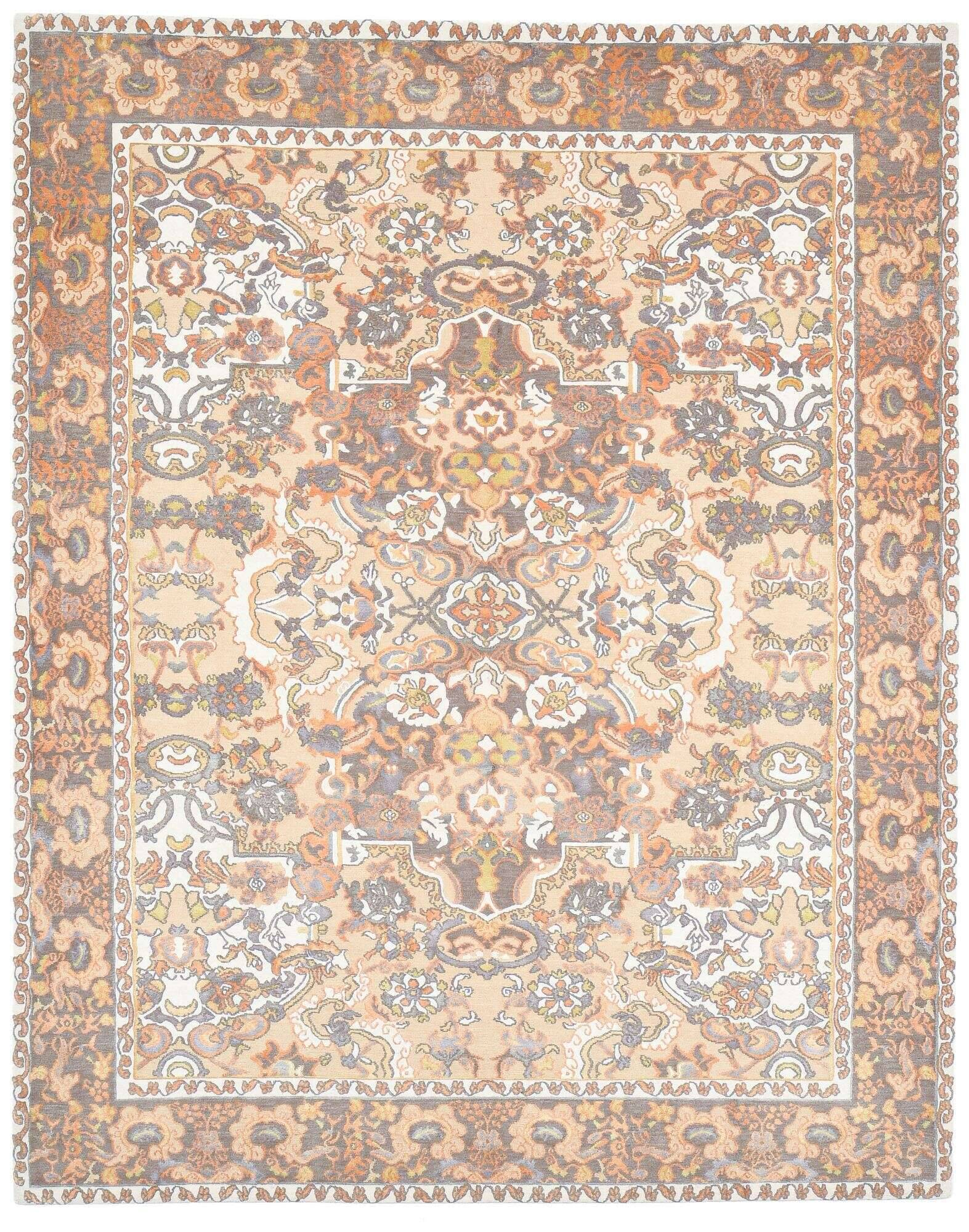 jabusilk60_cx3514_190vanilla_409033_1v9xpa24LoSlCw Nepal Teppich Jabu Silk 60 Wolle Seide Design Teppich 246x306cm