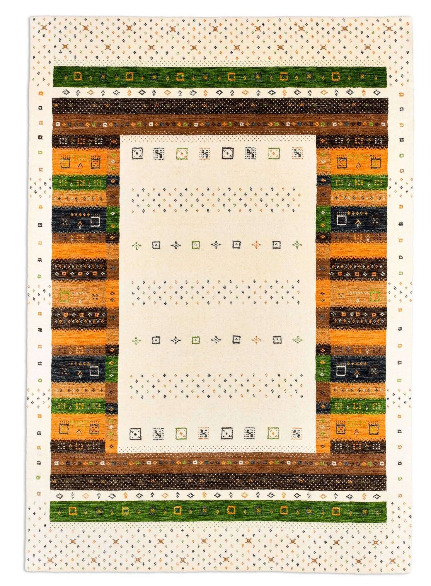 lorisuperdiamond_zo-2418-18_583creammulti_412777_1 Orientteppich Lori Super Diamond Gabbeh 160x230 cm