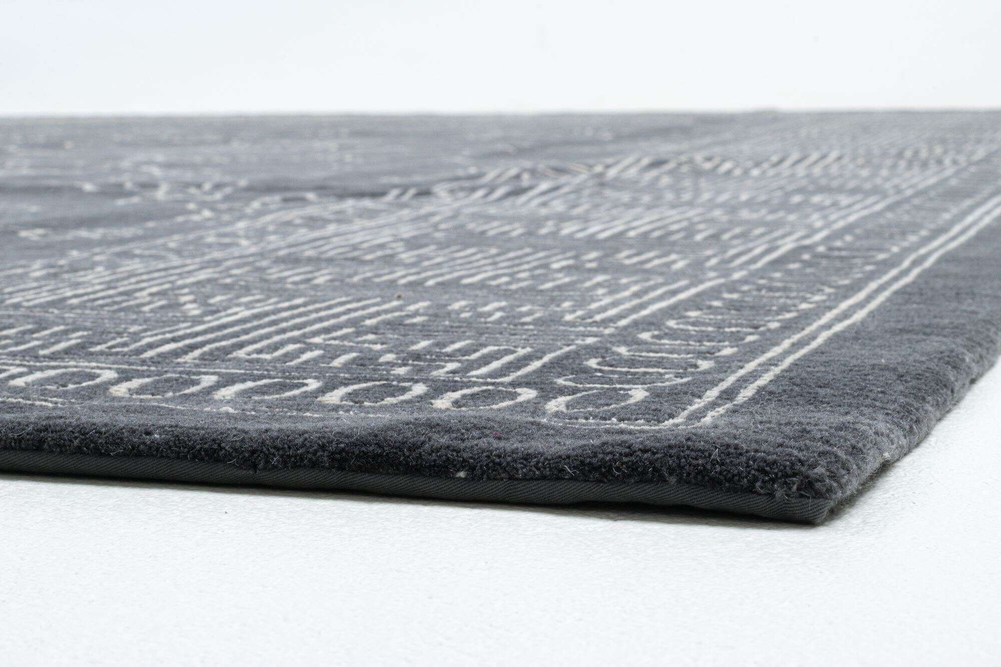 Nepal Teppich Jabu Silk 60 Wolle Seide Design Teppich 245x317cm