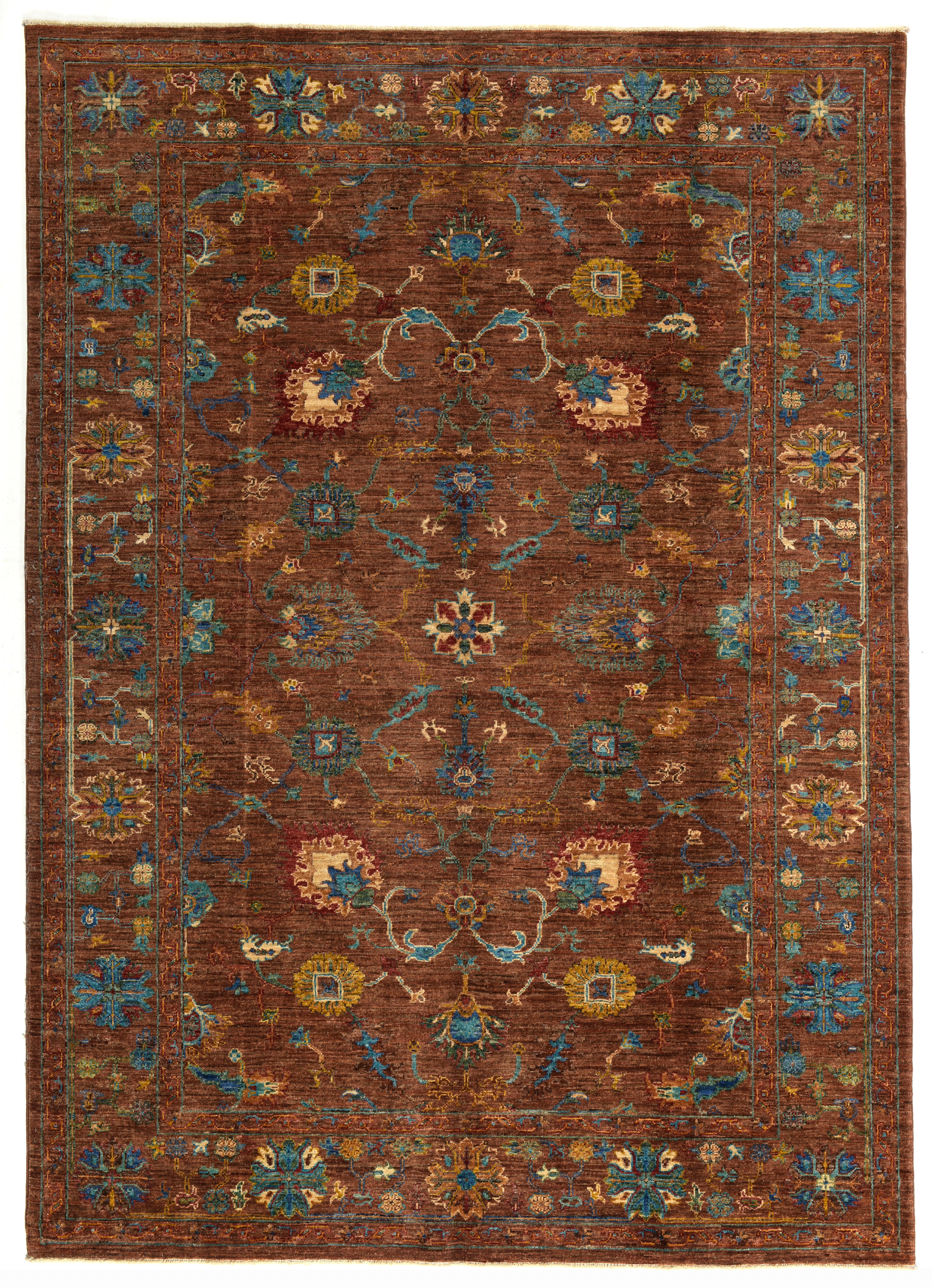 Rubin Orientteppich Handgeknüpft 170 x237 cm Schurwolle Rubin Orientteppich Handgeknüpft 170 x237 cm Schurwolle