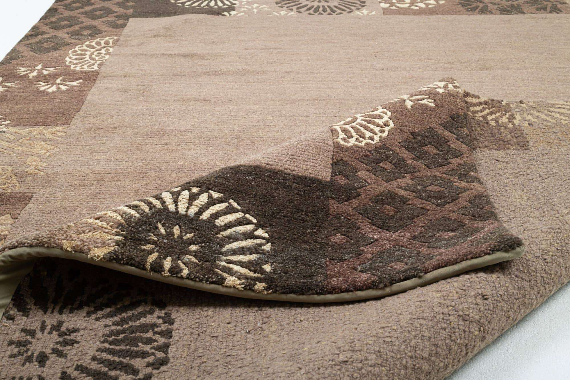 Talonga Silk Nepal Teppich Bordüre Handgeknüpft Wunschmaß