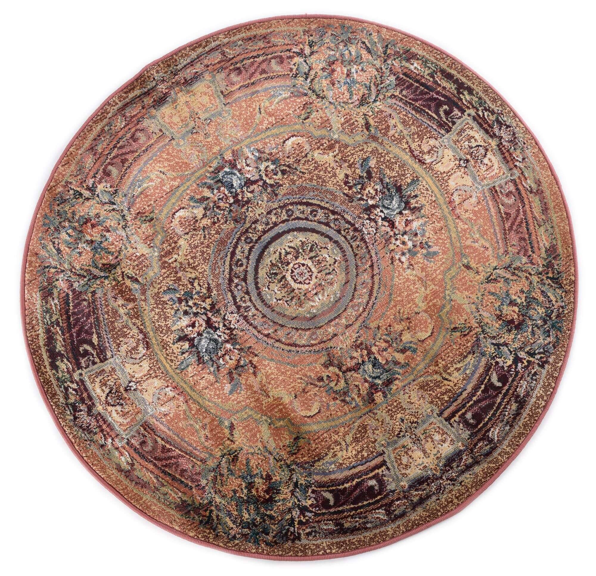 gabiro_856_440rust_423645_25 Orientteppich Gabiro 856 Klassisch Rund