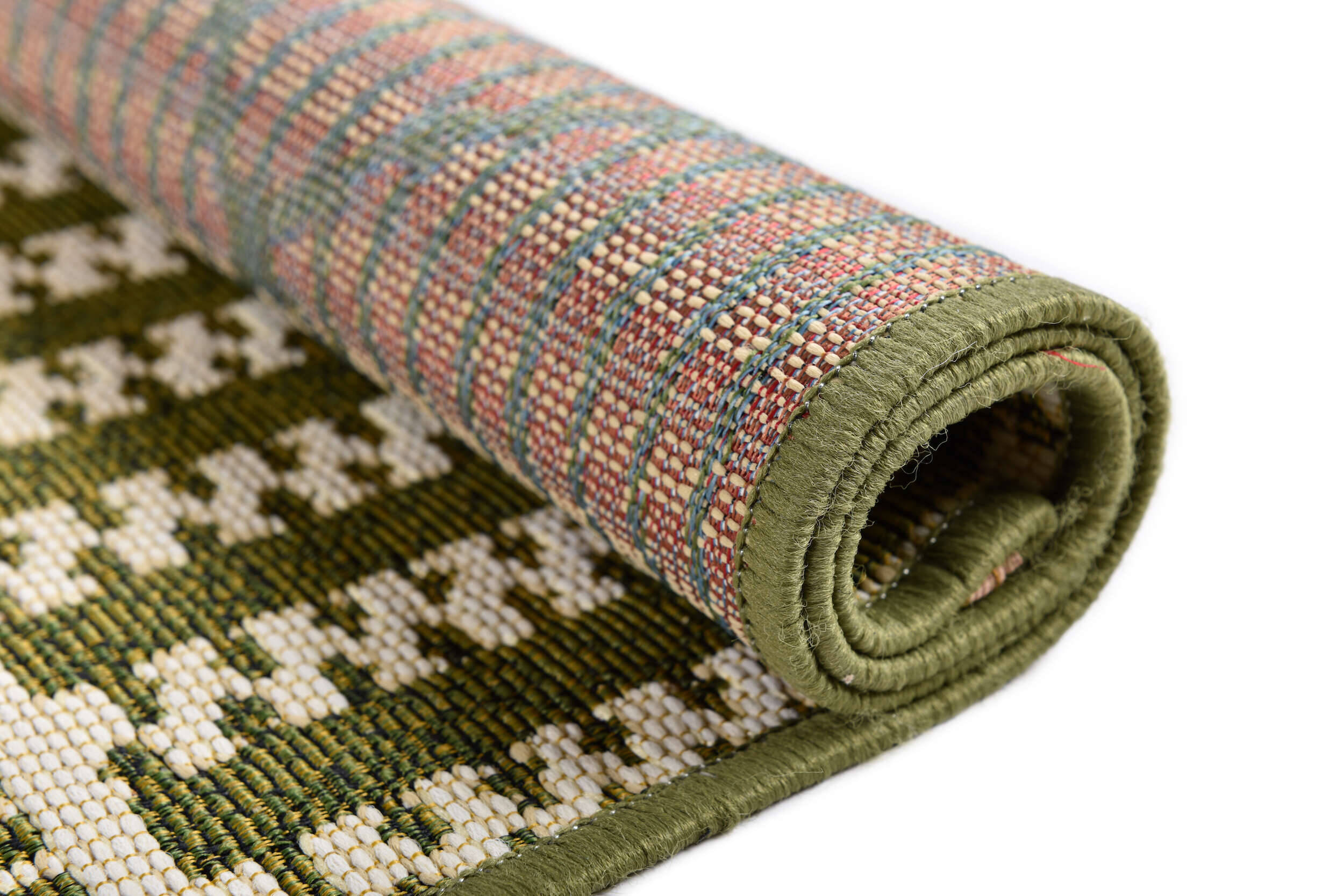 FunkyOutdoor_Geometric_300green_426424_11 Tom Tailor FUNKY IN- OUTDOOR Teppich Geometric Flachgewebe