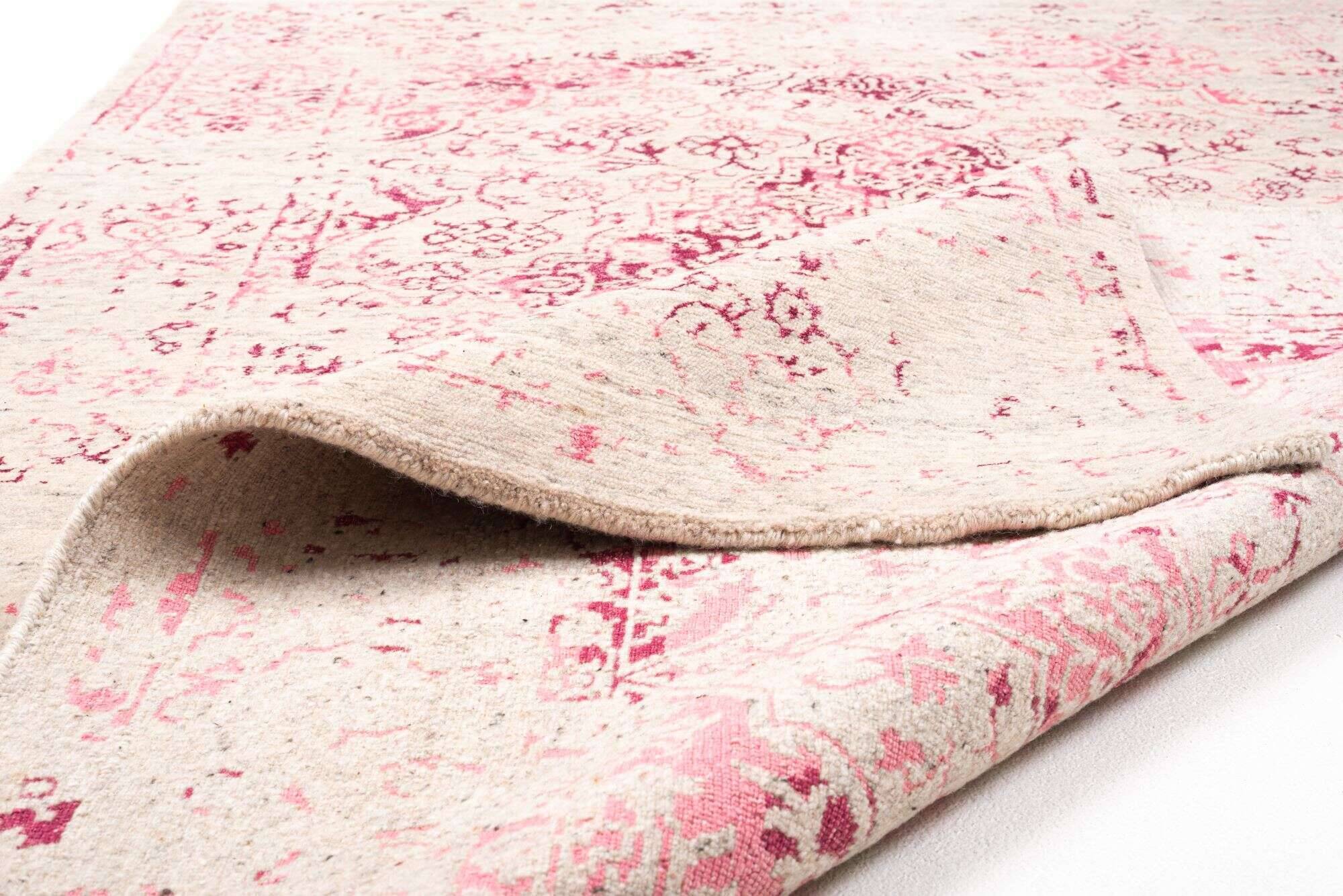 queenscity_zo-2201-17_640silver_408763_9 Vintage Teppich Queenscity 160x230cm Handgeknüpft Wolle Viskose