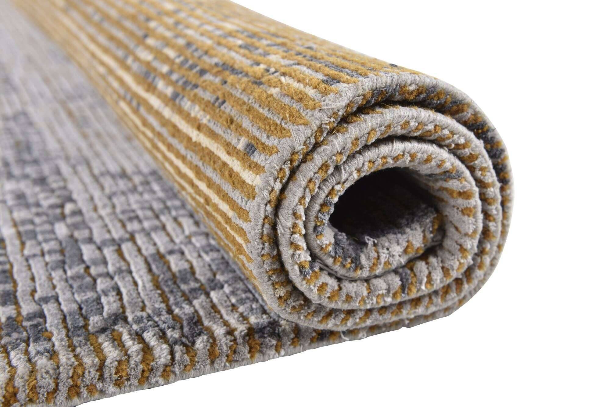 ribeyesilk60_c750_669greygold_427583_11 Nepal Teppich Rib Eye Silk 60 Wolle Seide im Wunschmaß