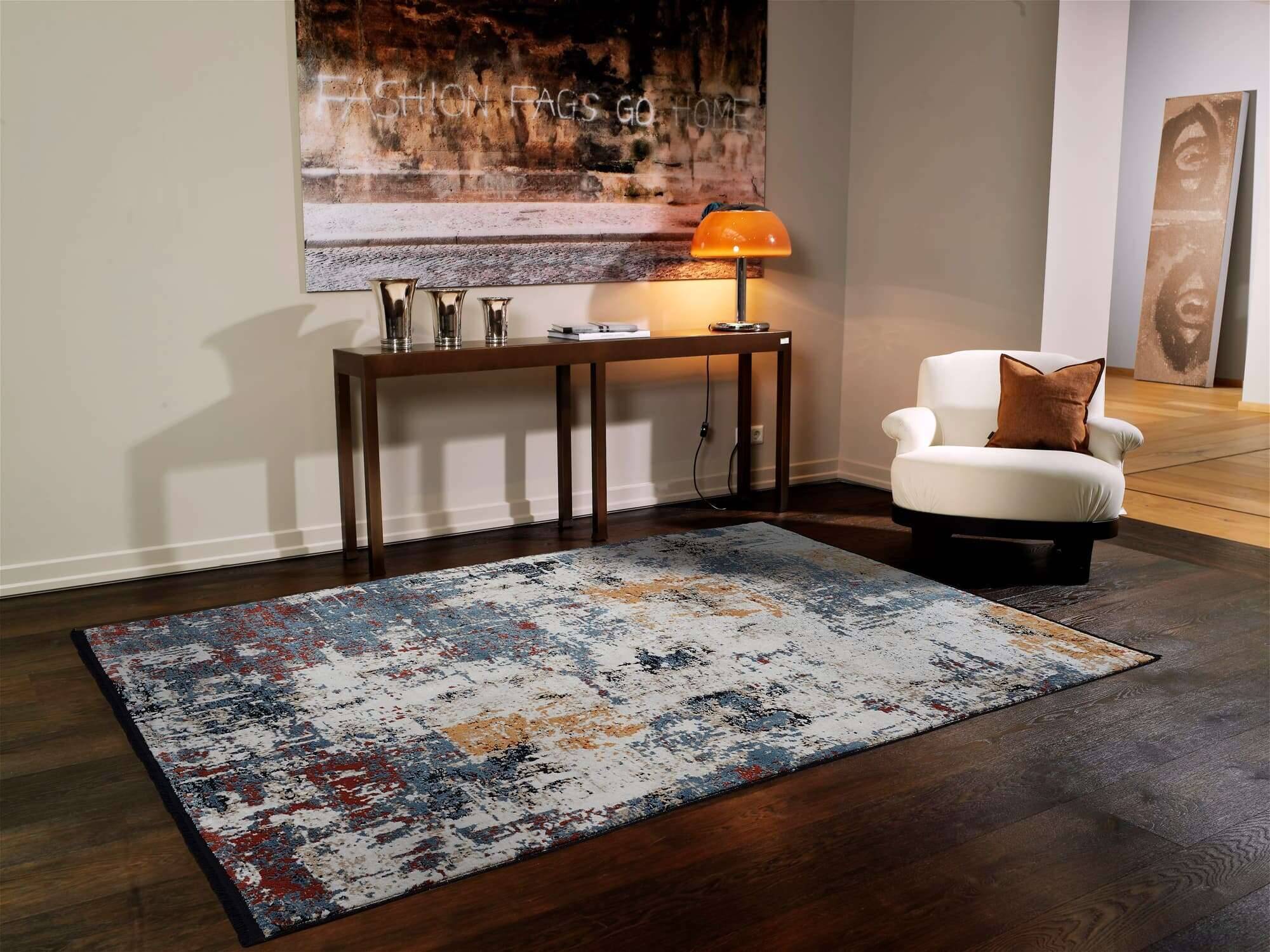 BRI28-598-1 Brilliance Caspi Vintage Optik Webteppich