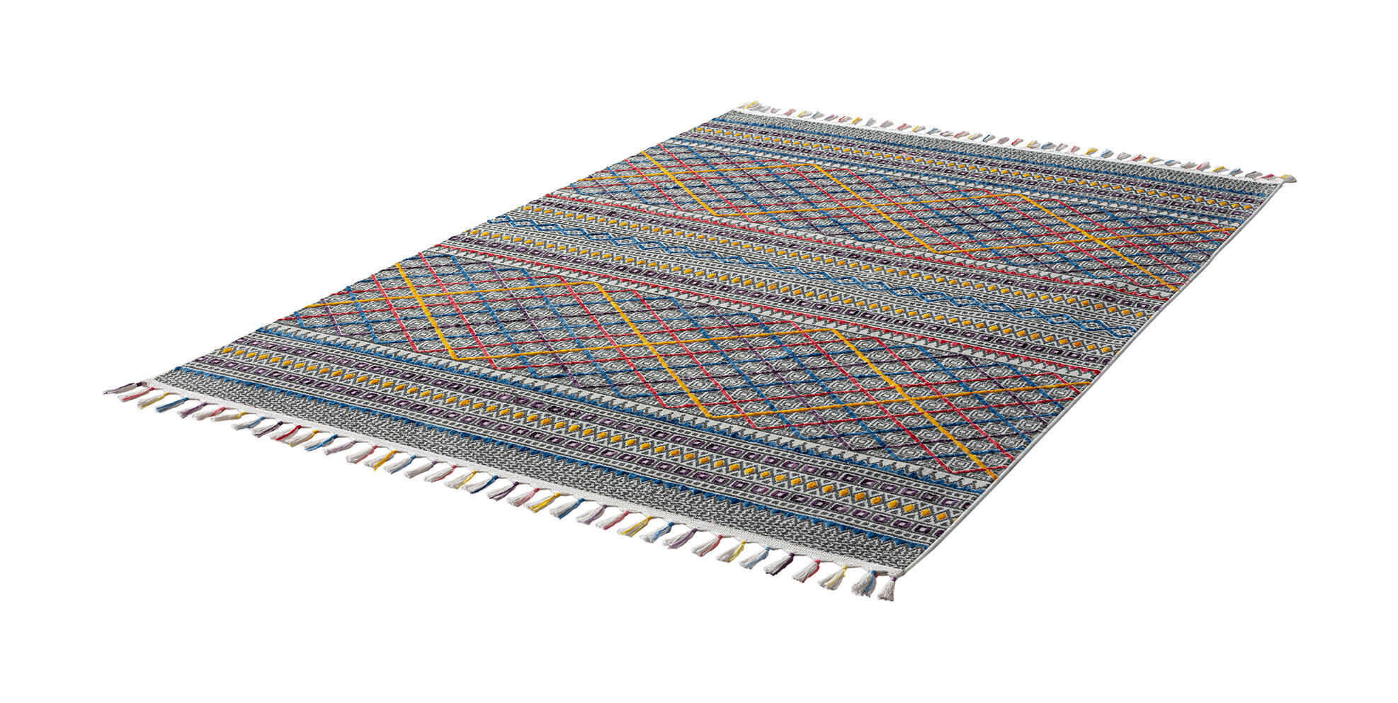 6681_222_099_Jesi_Perspektive_dunkel_2 Teppich Modern Teppich Jesi 6681-222-099 Boho Designteppich