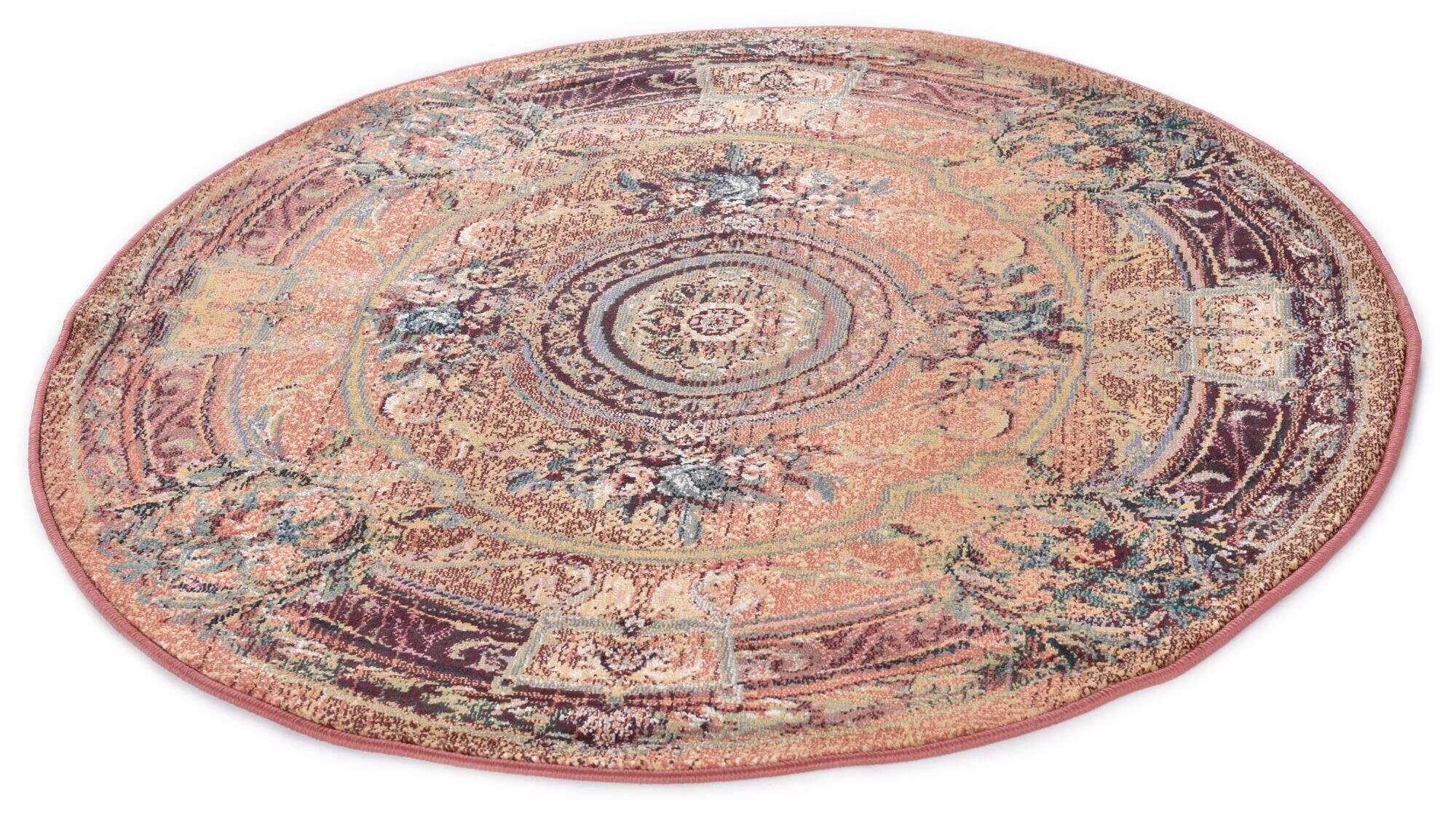 gabiro_856_440rust_423645_26 Orientteppich Gabiro 856 Klassisch Rund