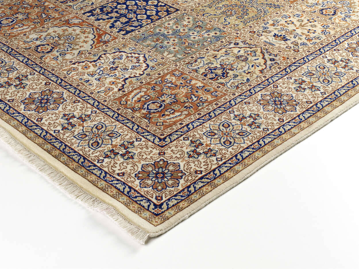 AM030-907-3 OCI Amravati Orient Teppich Handgeknüpft beige