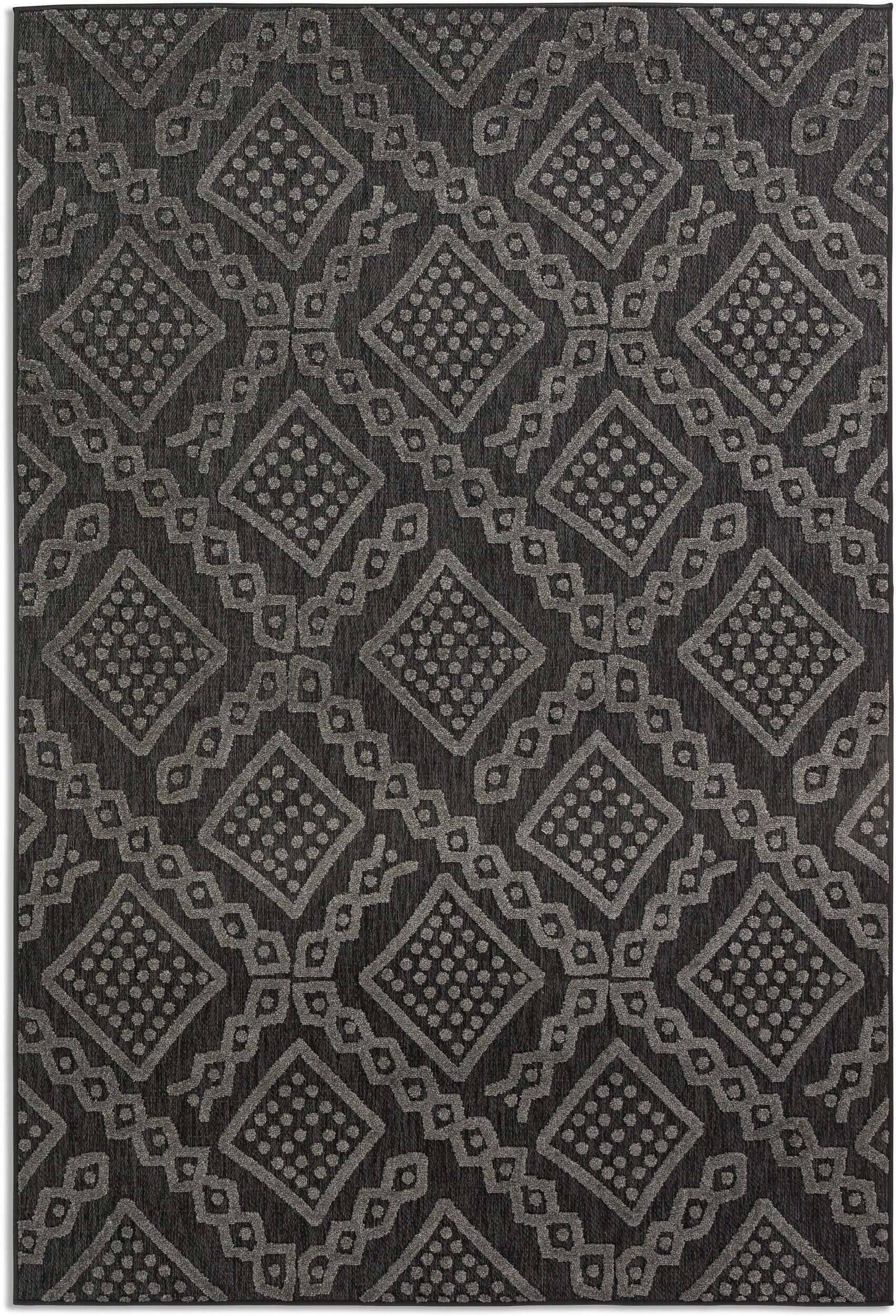 8e340e94-8d6e-5401-811e-bd8f71951e51 Spring 6302-211-004 In- und Outdoor Flachgewebe Teppich Modern Grau