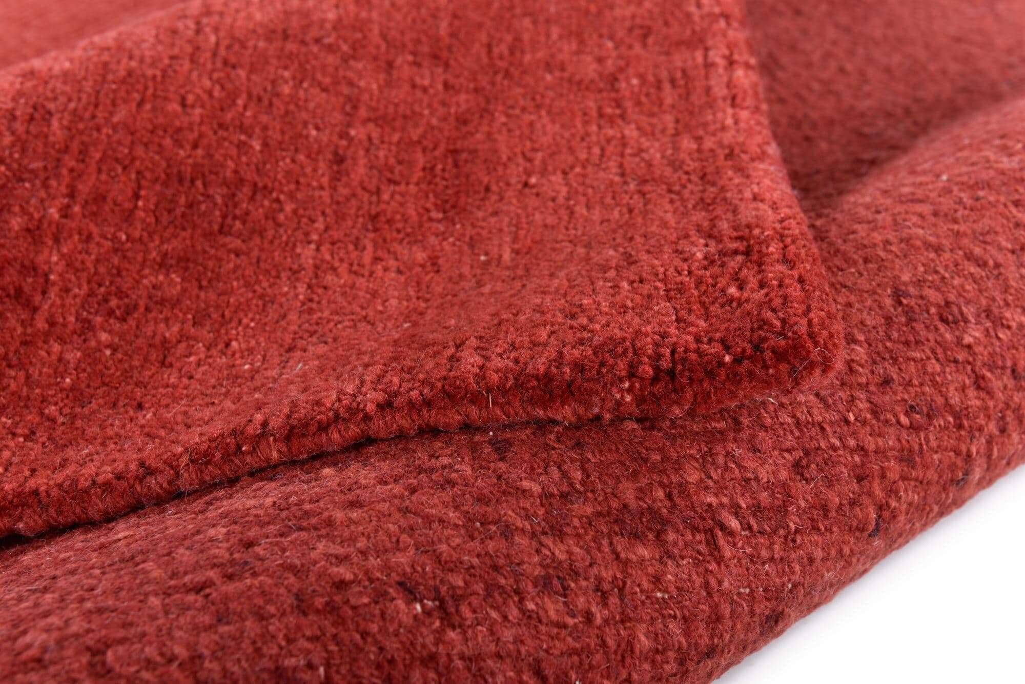 sangri_c4205_200red_425305_9 Nepal Teppich Sangri uni rot im Wunschmaß