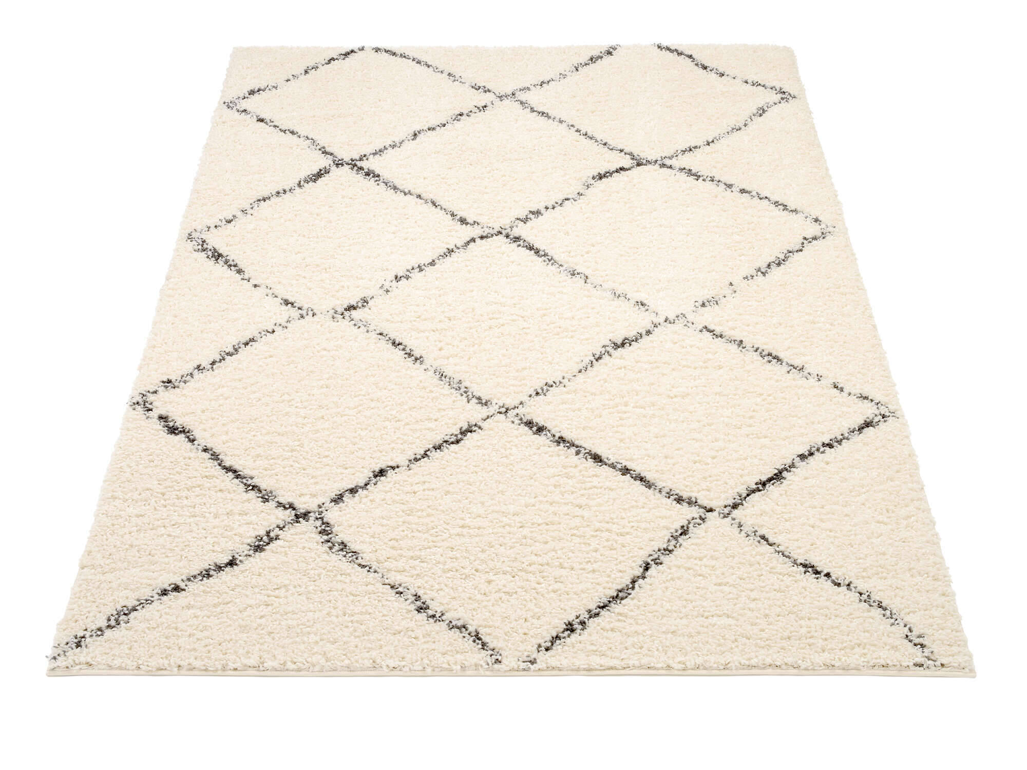 STO01-686-5 Stockholm Teppich Modern Boho Hochflor