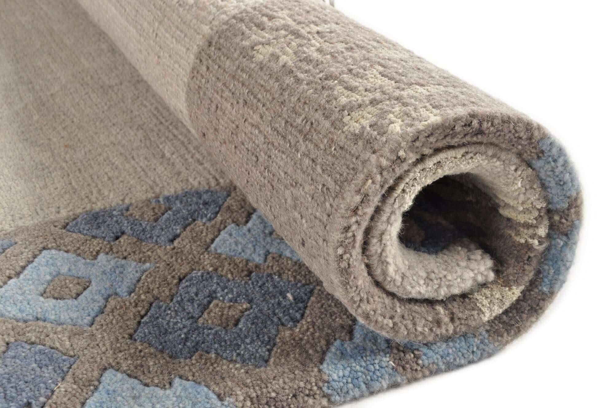 TalongaSilk_RSK495_654greymulti_111196_11 Talonga Silk Nepal Teppich RSK495-X1040 im Wunschmaß