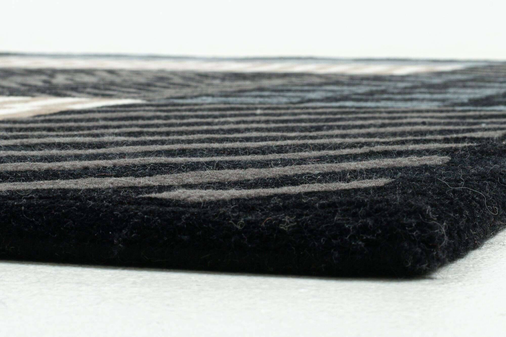 baktapur_bt266_600black_415641_19 Nepal Teppich Baktapur Elegance im Wunschmaß