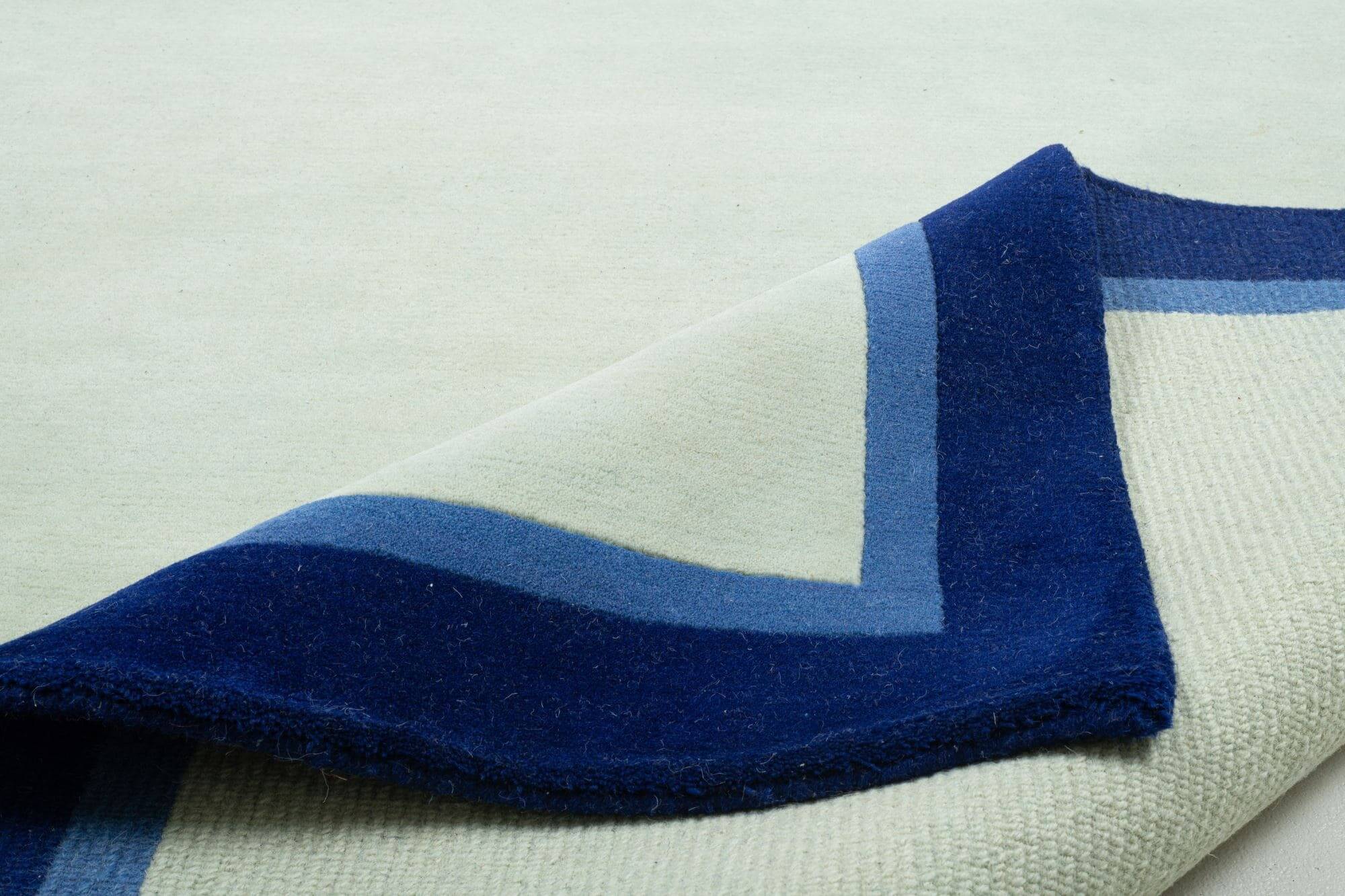 Handgeknüpfter Teppich KAILASH Schurwolle Viskose Handgeknüpfter Teppich KAILASH Schurwolle Viskose