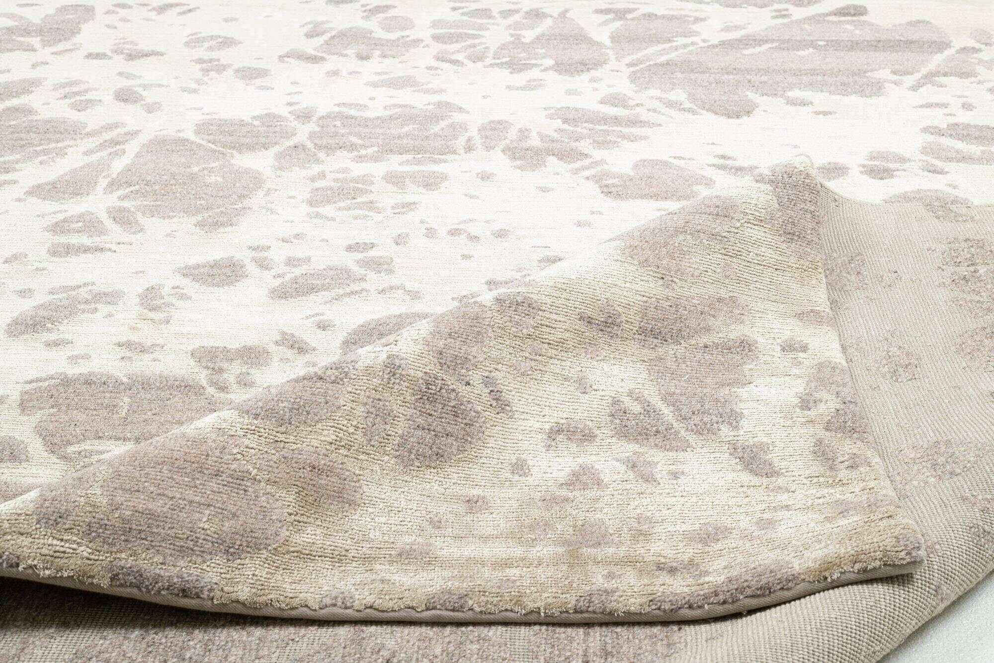 jabusilk90_c514_550beige_110254_9 Nepal Teppich Jabu Silk 90 Wolle Seide Design 247x309cm