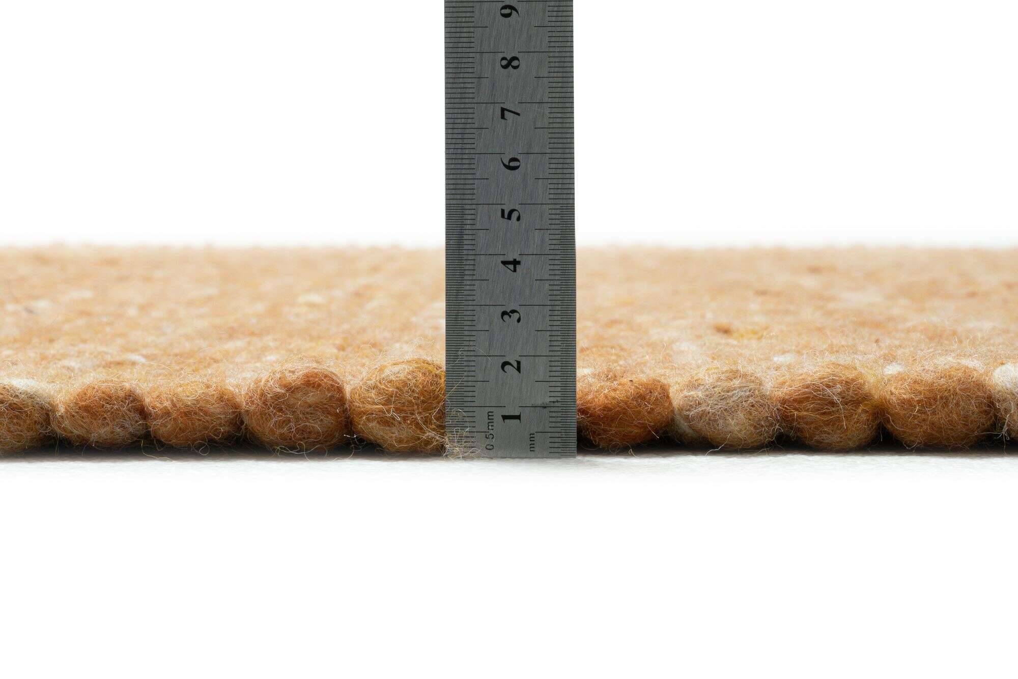 hoernum_uni_450terracotta_430232_5 Sansibar Handwebteppich Hörnum aus reiner Schurwolle