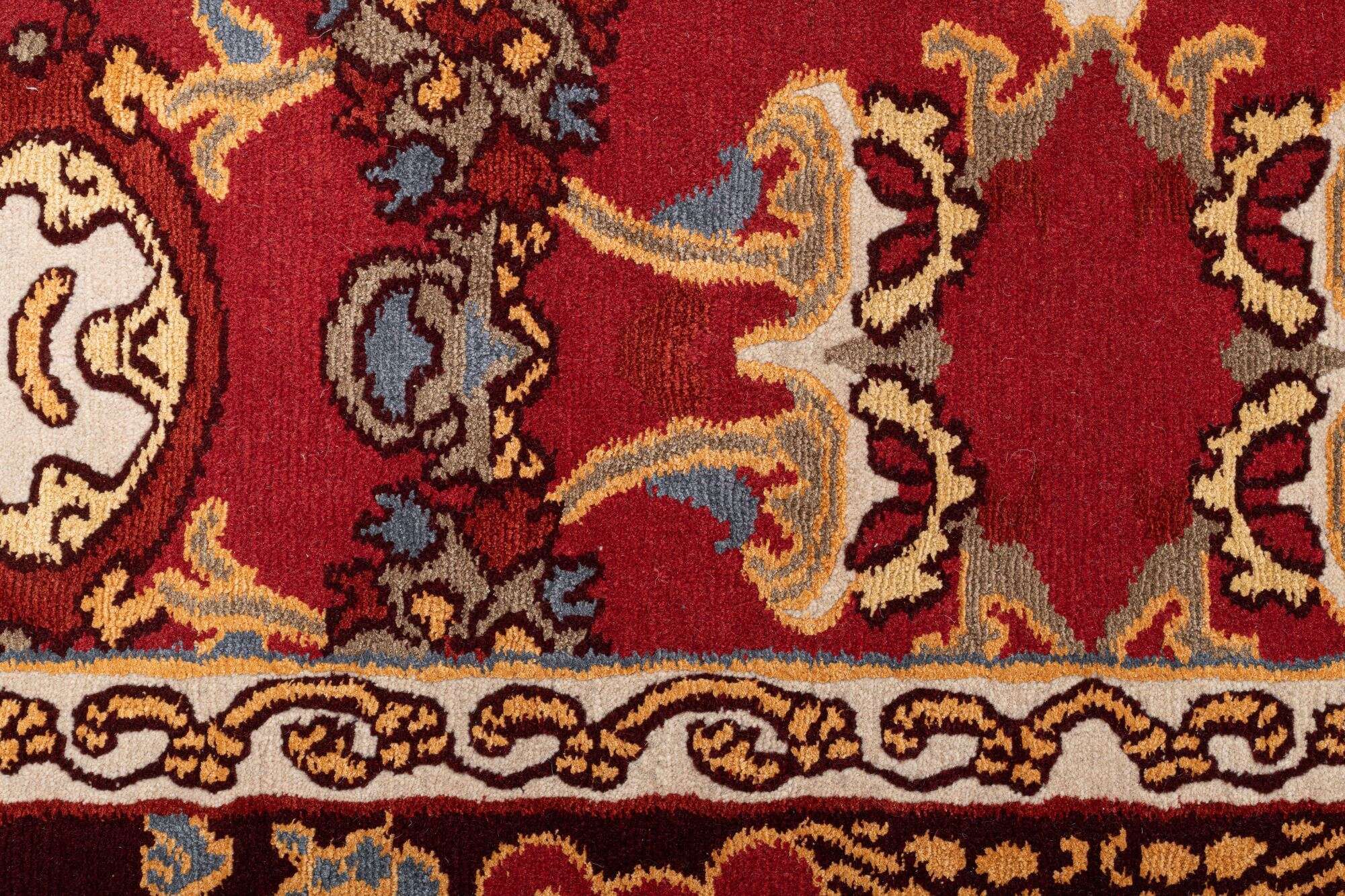 Nepal Teppich Jabu Silk 60 Wolle Seide Design Teppich 246x309cm