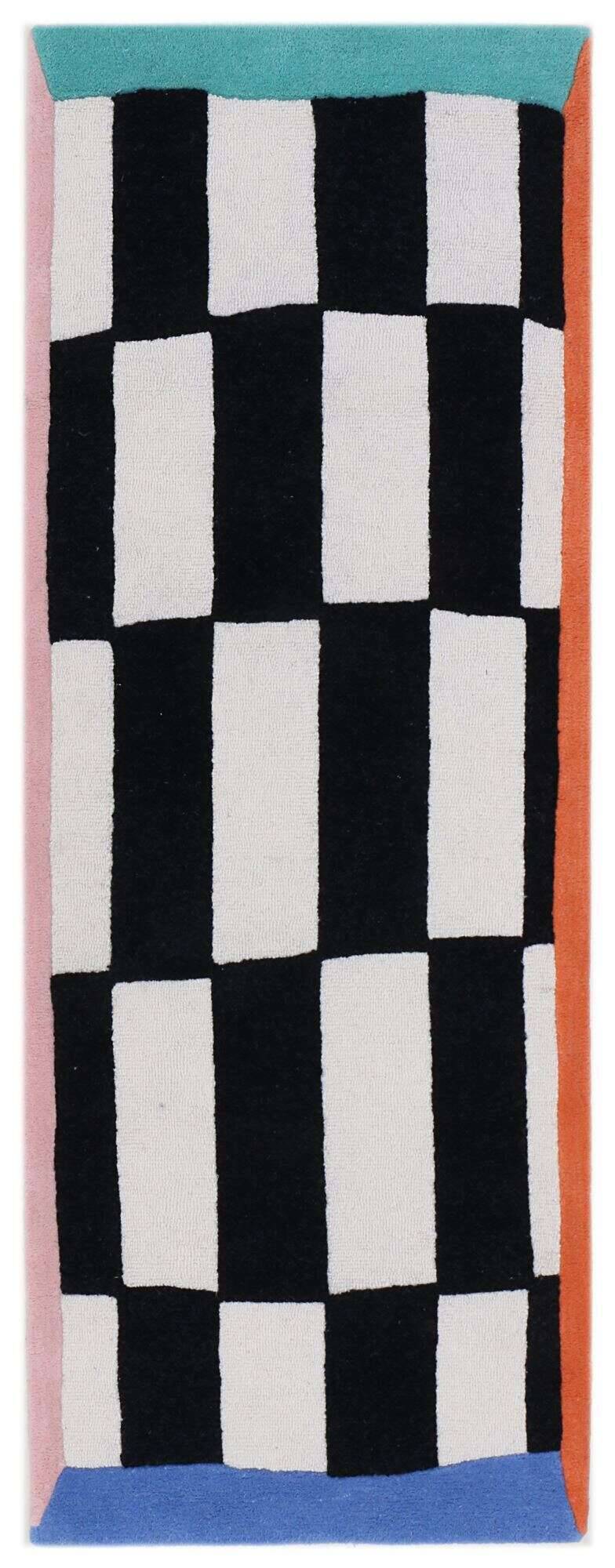 bings_checkmate_615multi_431279_1 Tom Tailor Designteppich Long Check Mate by Fabienne Meyer aka Bings