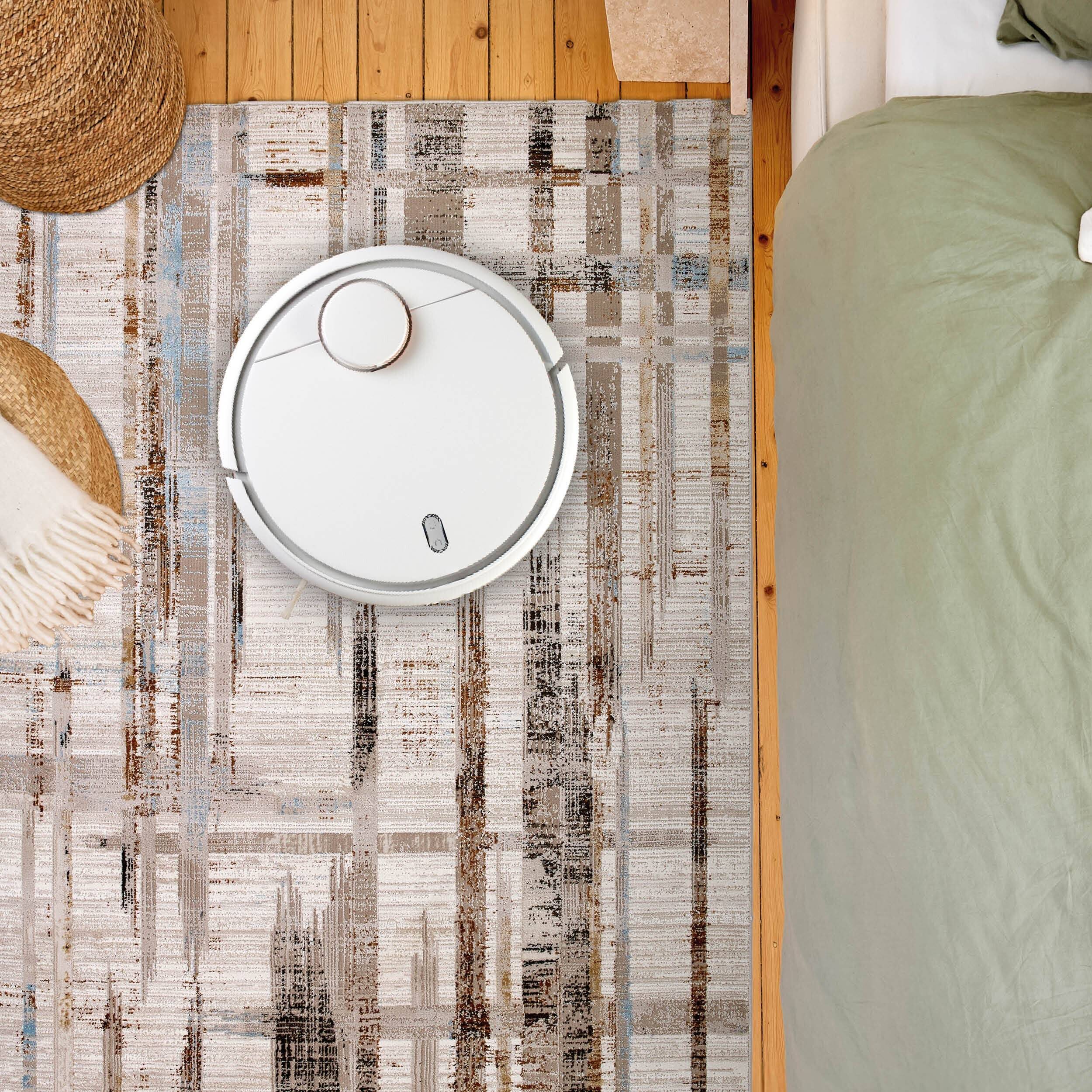 Vintageteppich Jules D.252 C. 043 Striche grau-beige Vintageteppich Jules D.252 C. 043 Striche grau-beige