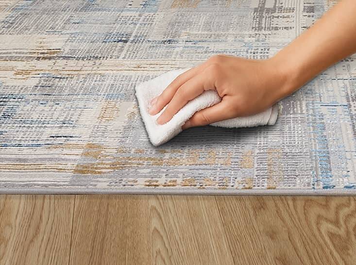 Vintageteppich Jules D.252 C. 043 Striche grau-beige Vintageteppich Jules D.252 C. 043 Striche grau-beige