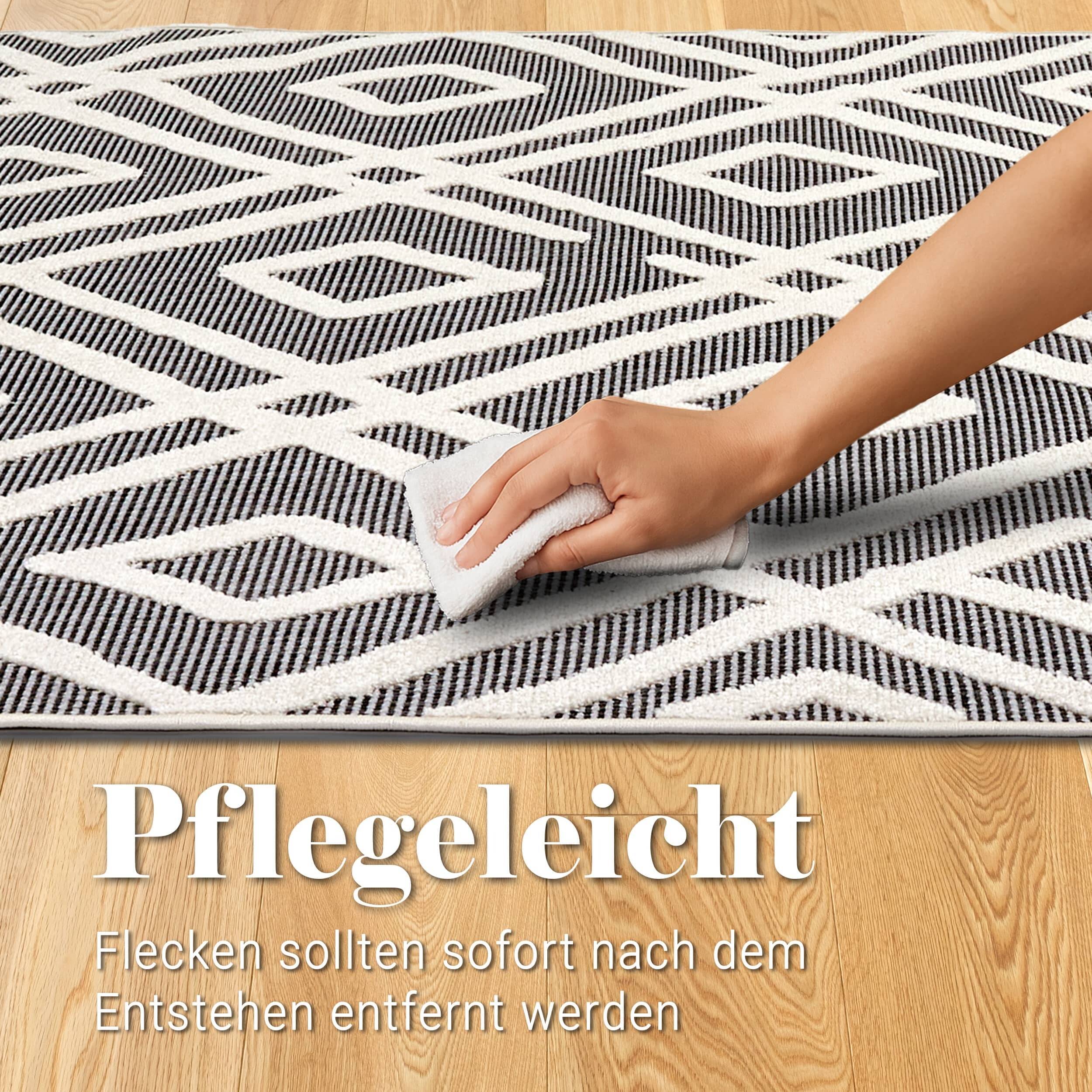 In- und Outdoor Teppich Serina D.252 C.004 Ethno grau/weiß In- und Outdoor Teppich Serina D.252 C.004 Ethno grau/weiß