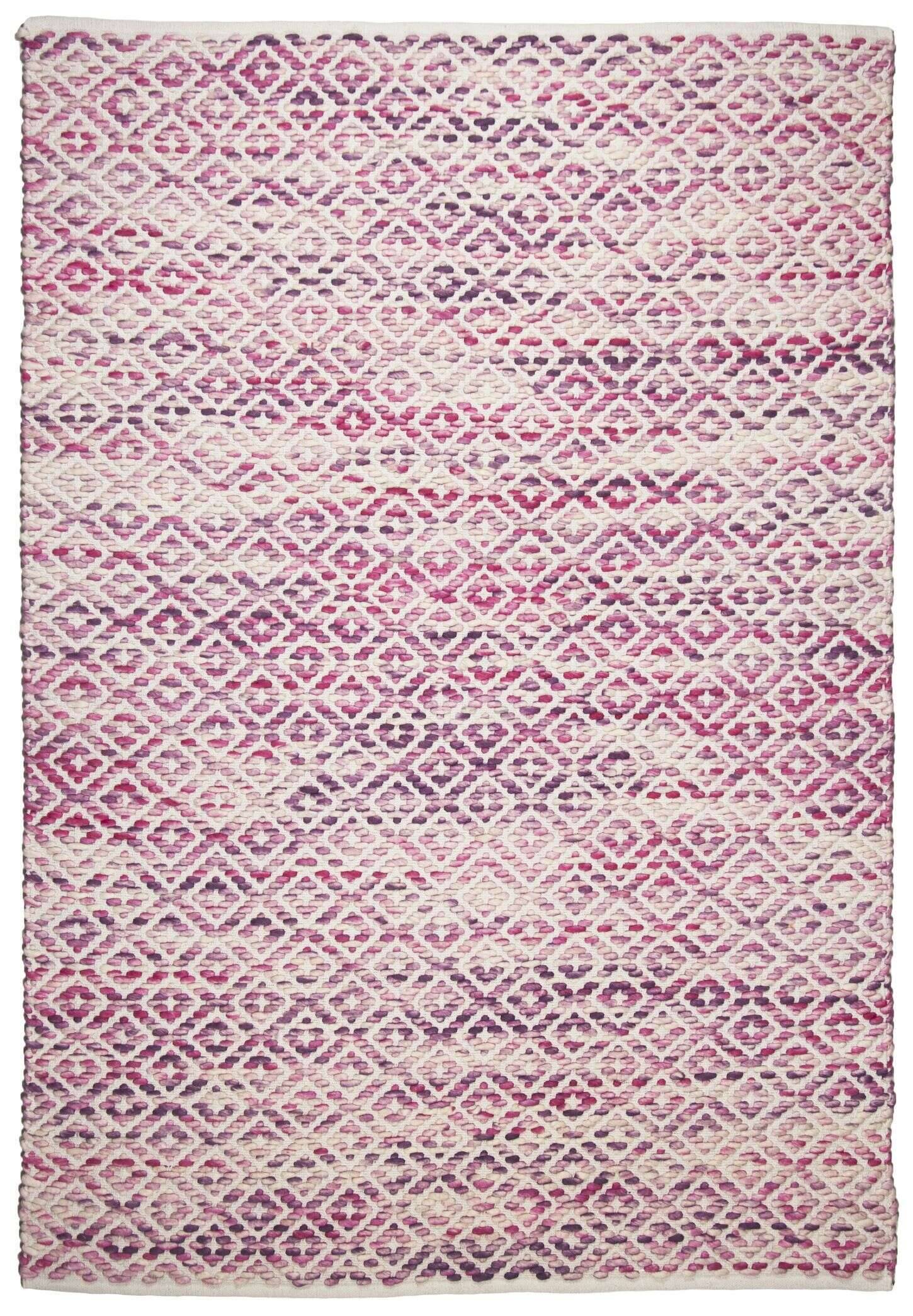 Smoothcomfort_diamond_berry_404507_1 Smooth Comfort Diamond Handwebteppich lila Natur Teppich