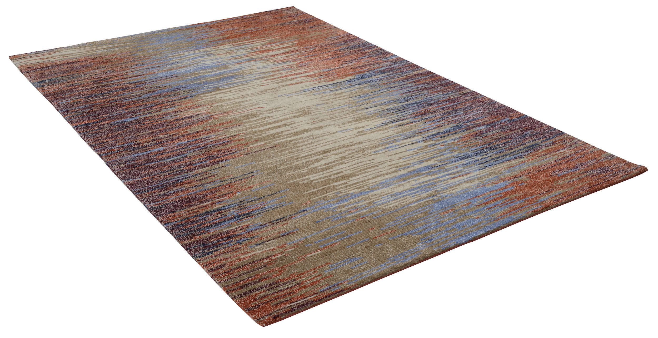 FineNature_C3571_810multicolor_408935_2 Teppich Fine Nature C3571 Nepal Vintage Wunschmaß