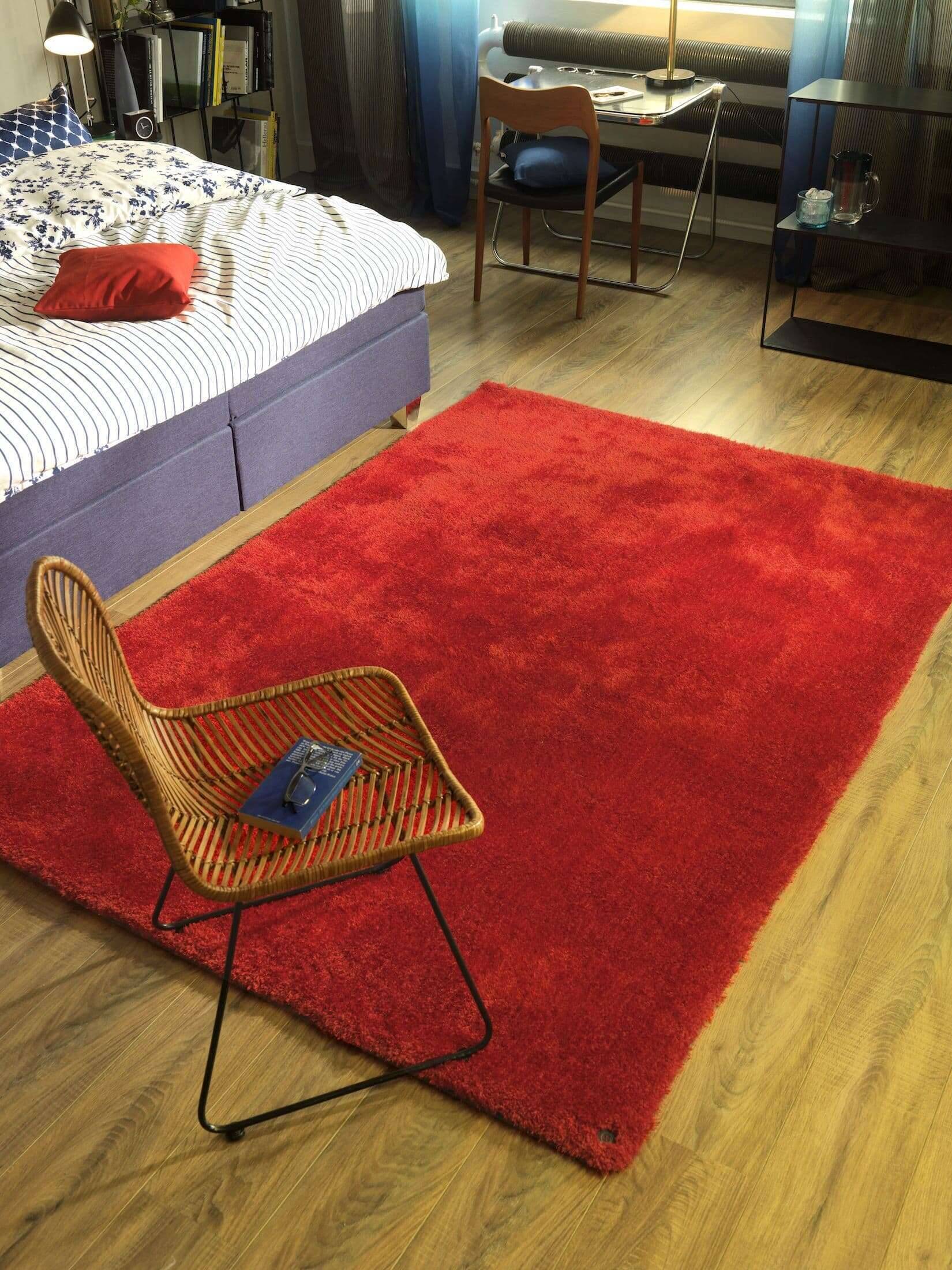 soft_uni_201red_230057_12 Soft uni rot Kuschelteppich Teppich Uni