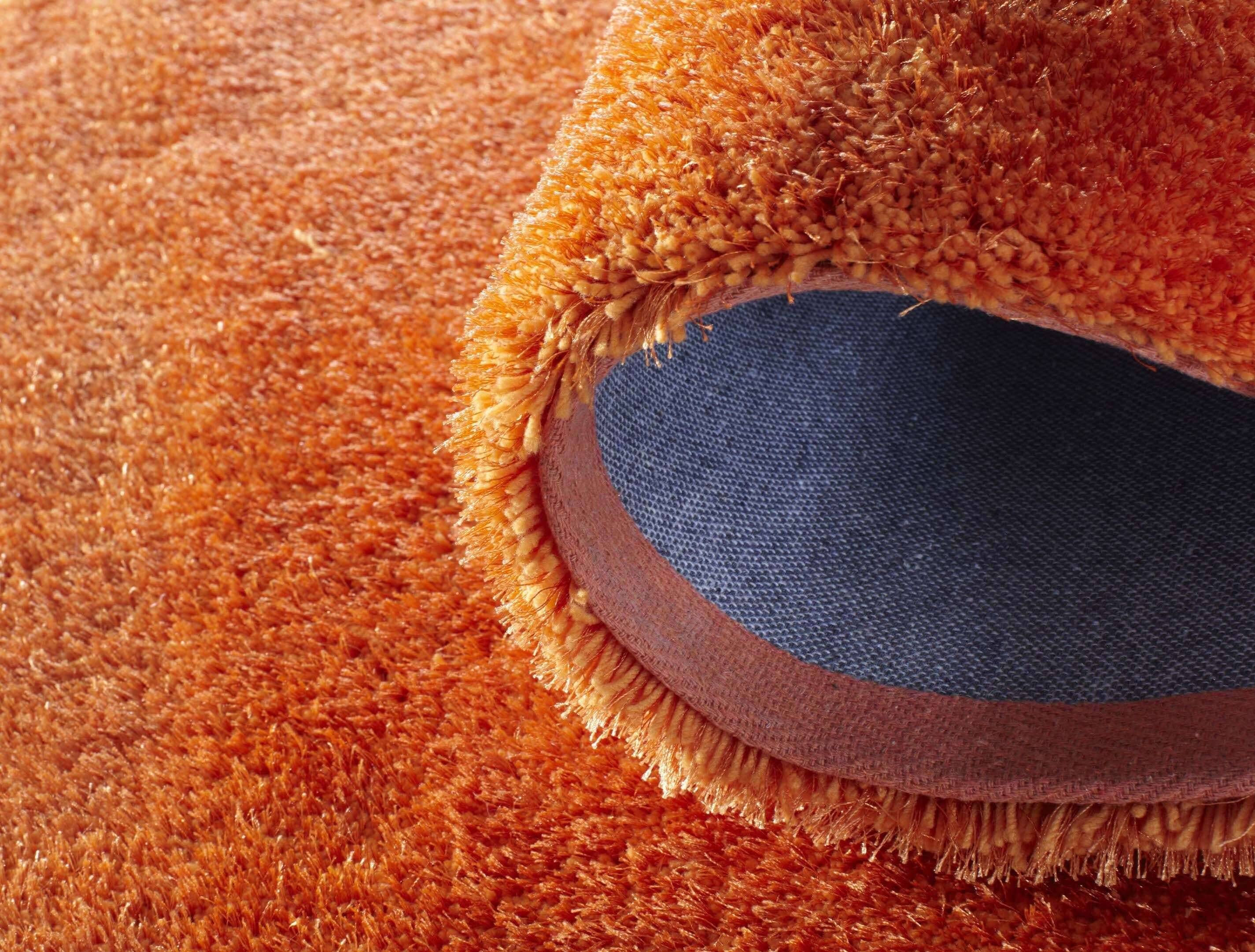 soft_uni_400orange_230073_9 Soft uni orange Kuschelteppich Teppich Uni