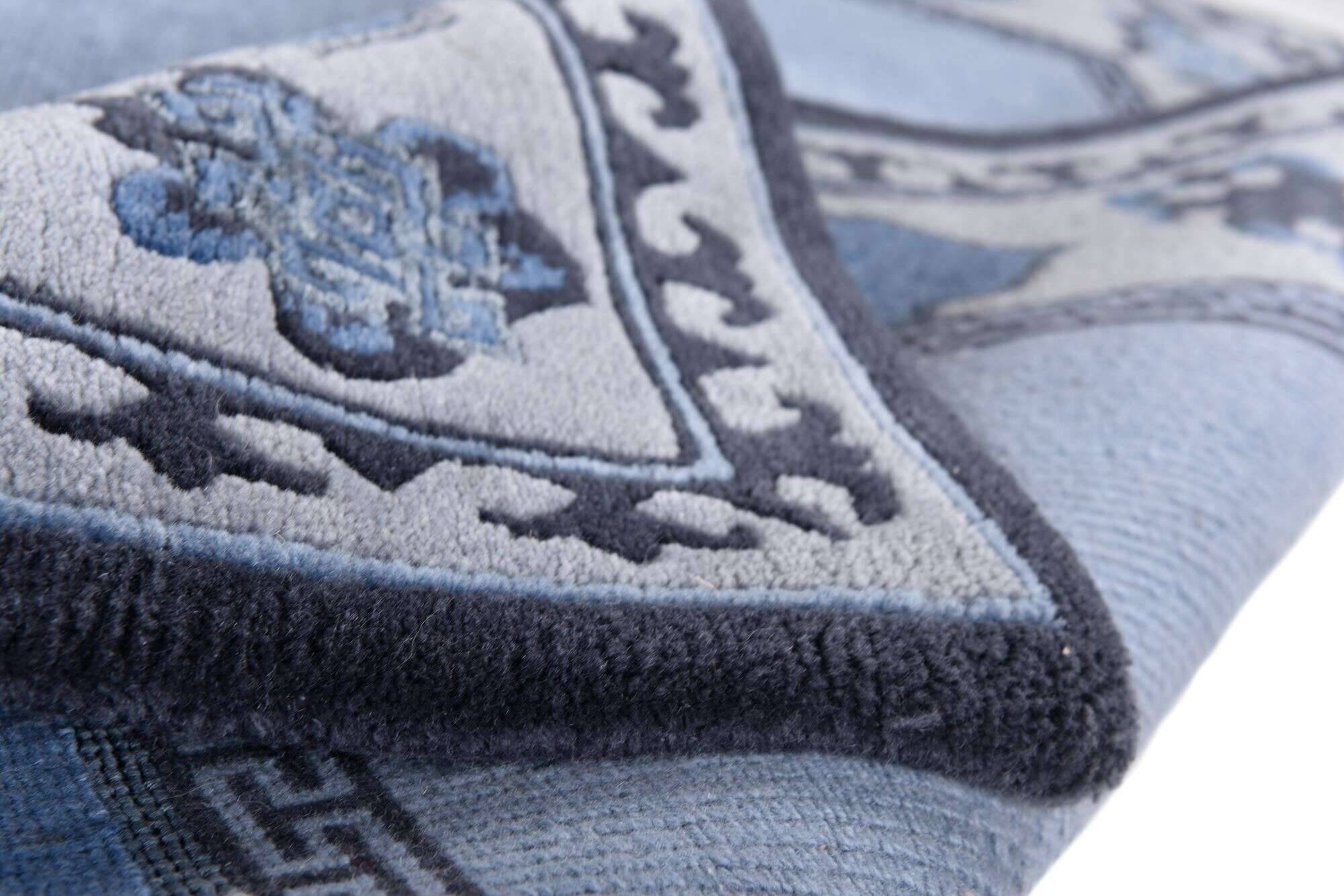 tibetlife_mk86_703bluemulti_110299_9 Tibet Nepal Teppich Gurkha im Wunschmaß