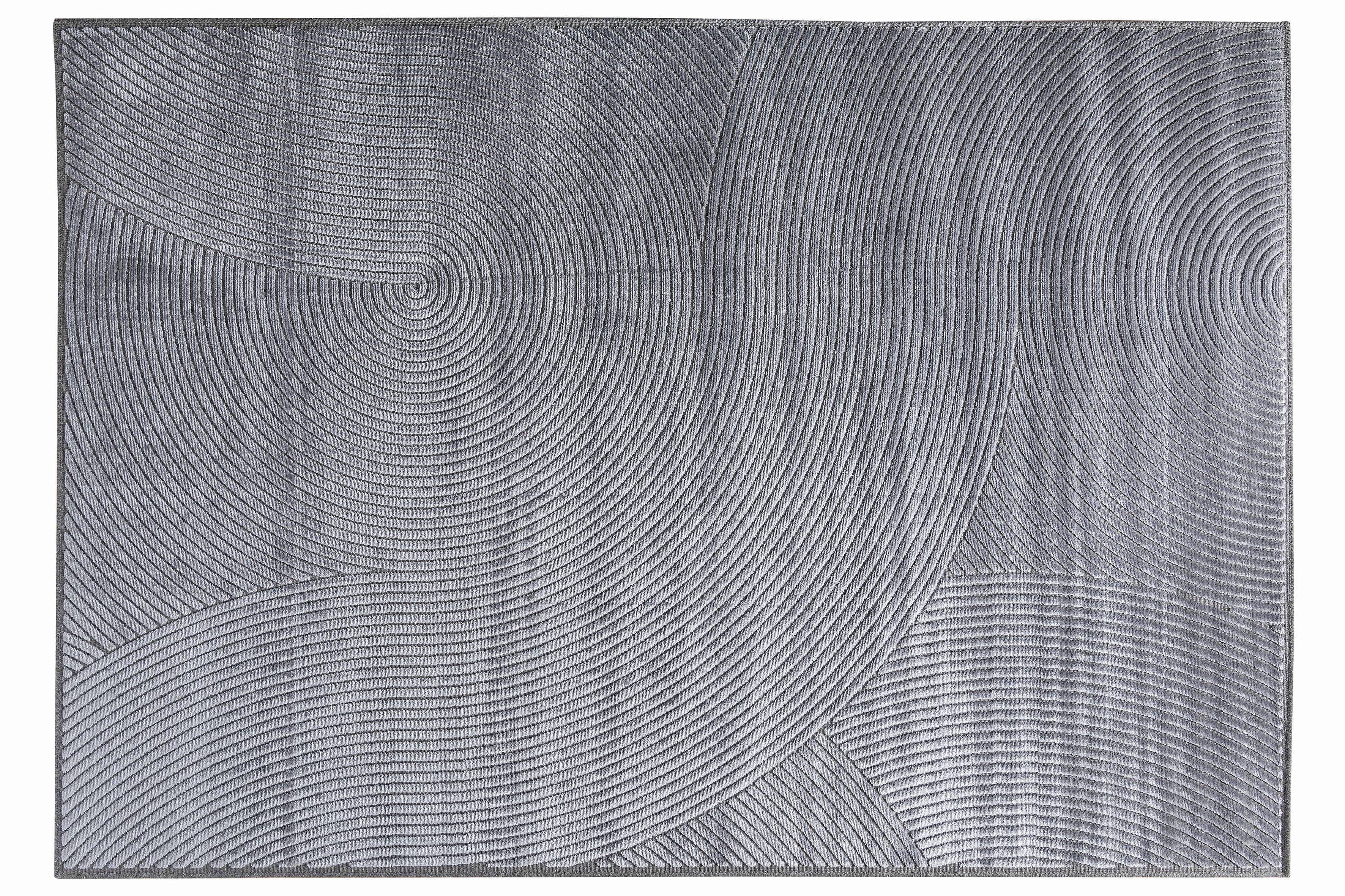 Moderner Teppich 160x230cm reine Viskose Flachgewebe 