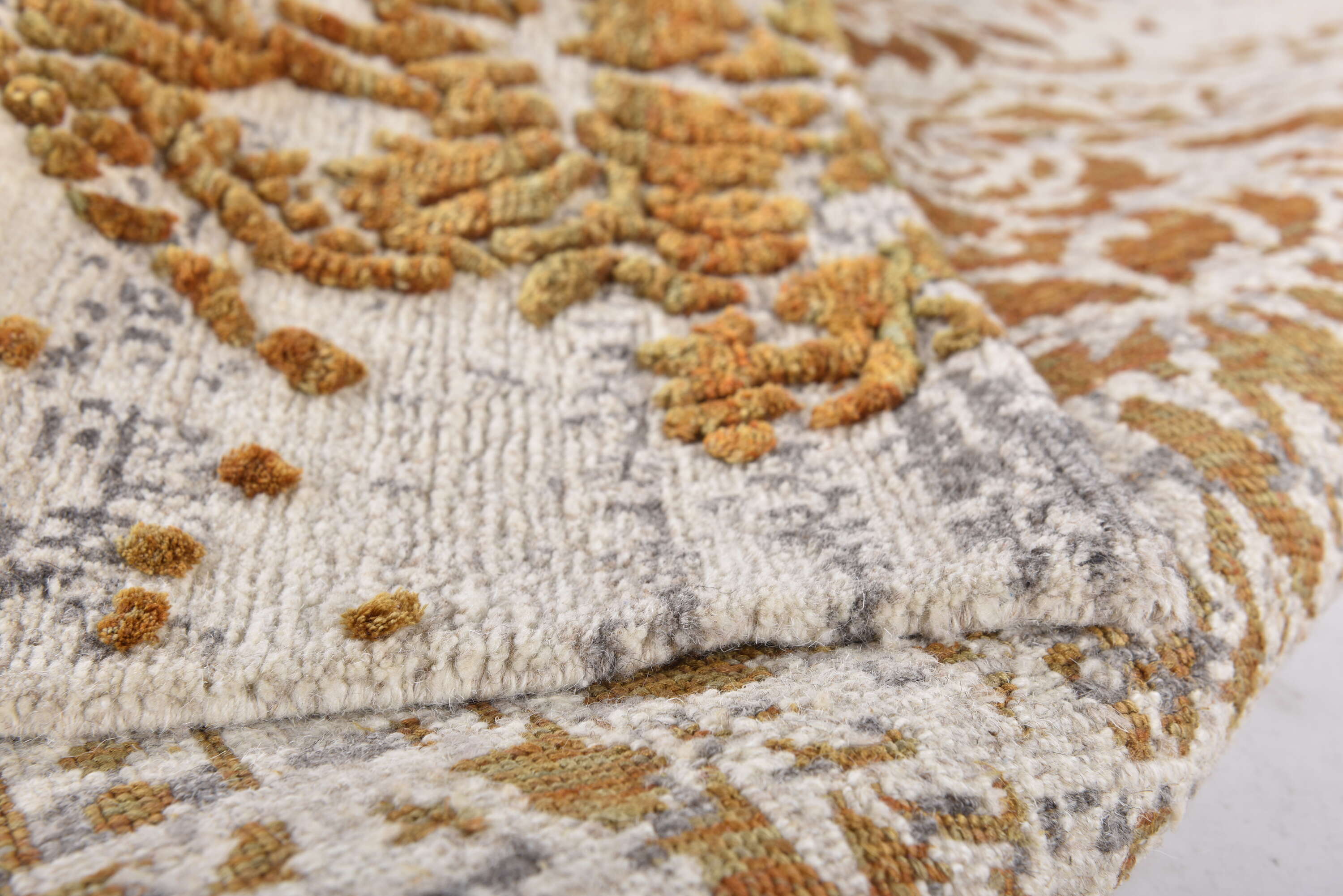 Nepal Teppich Jabu Silk 60 Wolle - und Seide Teppich