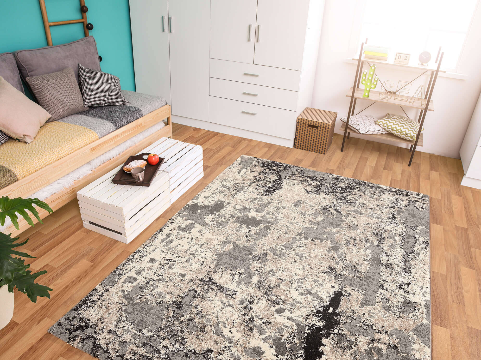 JUW01-894-1iF7zzJRxfAmYA Teppich Juwel Liray Teppich Vintage Hochflor Teppich