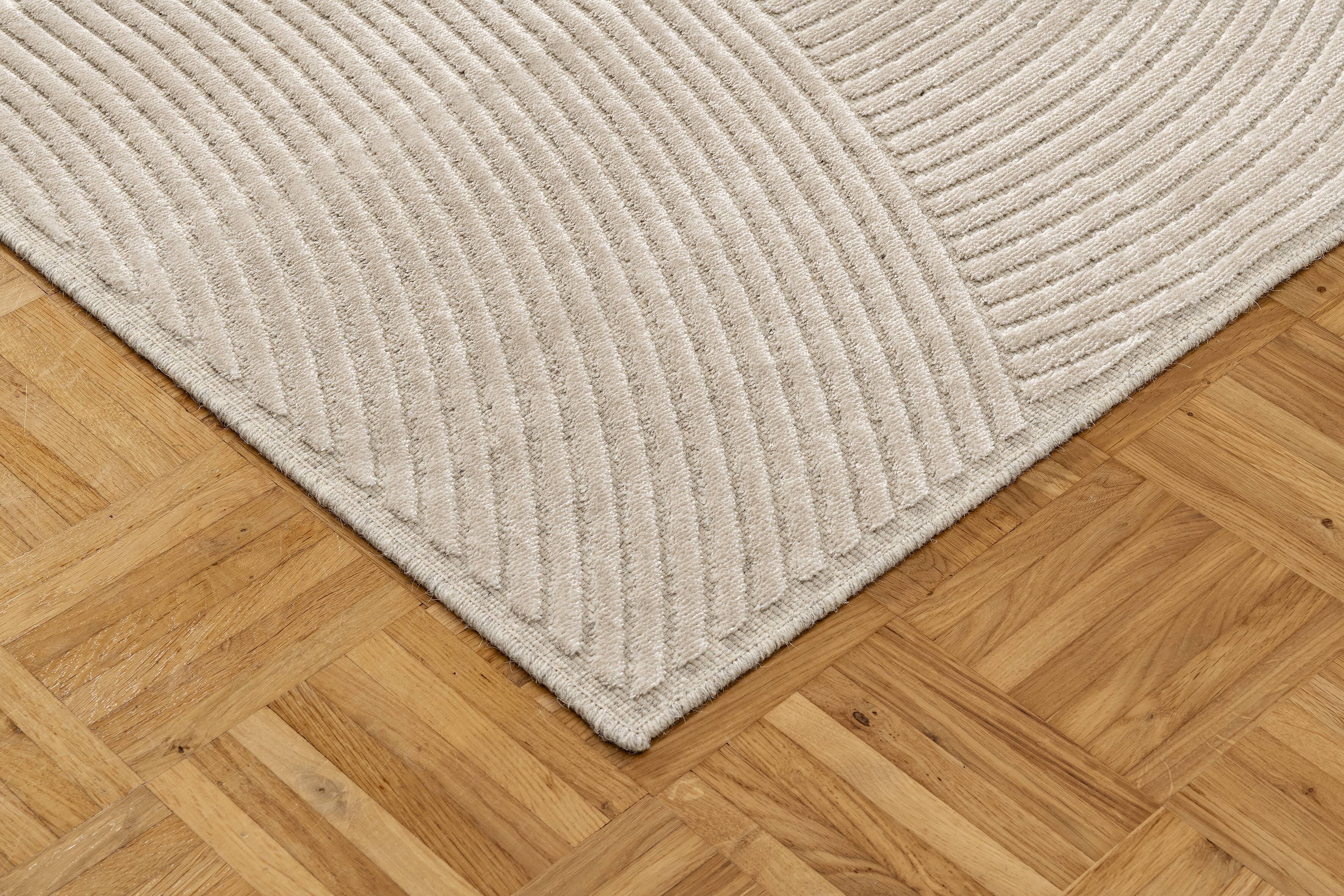 Moderner Teppich 160x230cm reine Viskose Flachgewebe