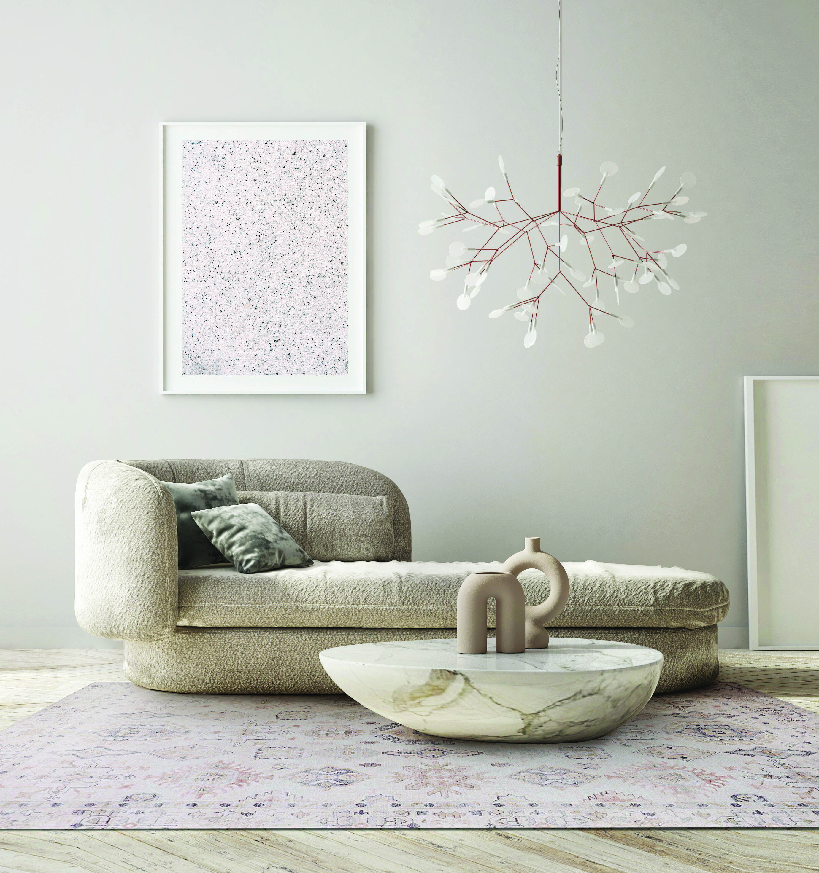Moderner Teppich AMAN BEIGE Moderner Teppich AMAN BEIGE