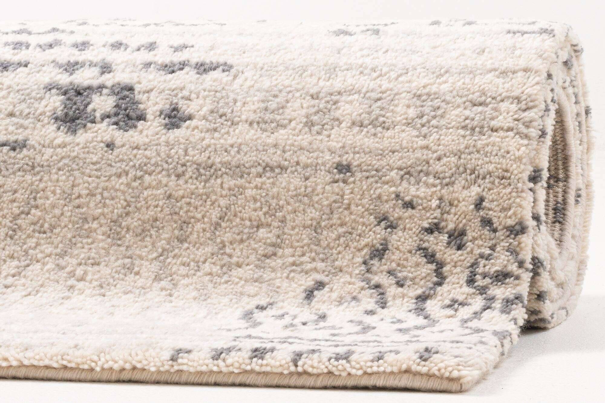 soho_zo-3218-19_101white_418202_11 Vintage Design Teppich Soho Handgeknüpft Schurwolle beige 160x230cm