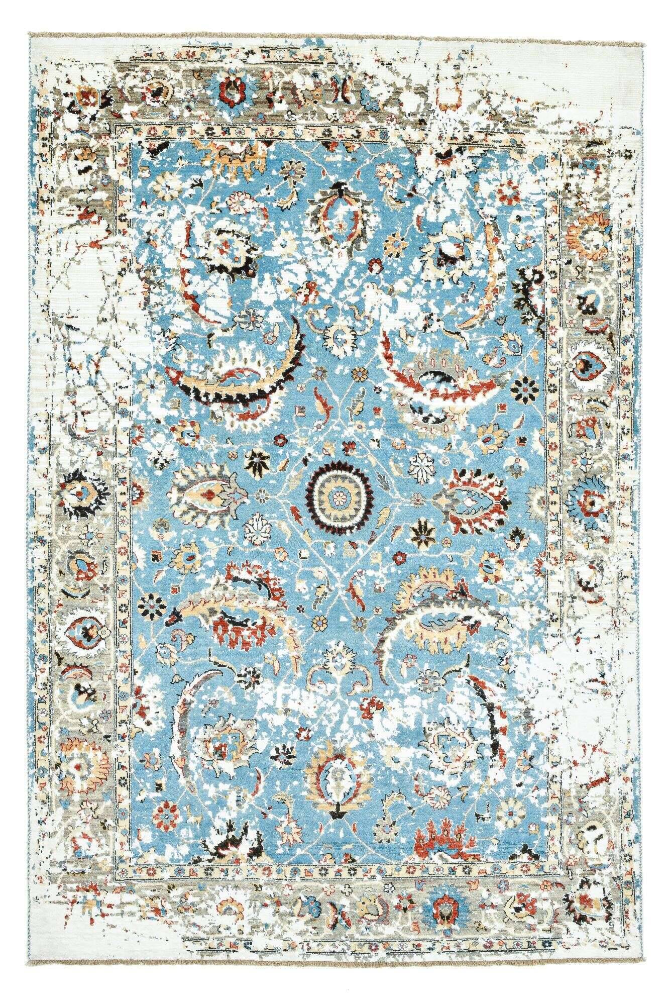 artemshah_4554_703blue-multi_434083_1 Artemshah Orient Vintage Teppich 182x274 cm türkis bunt