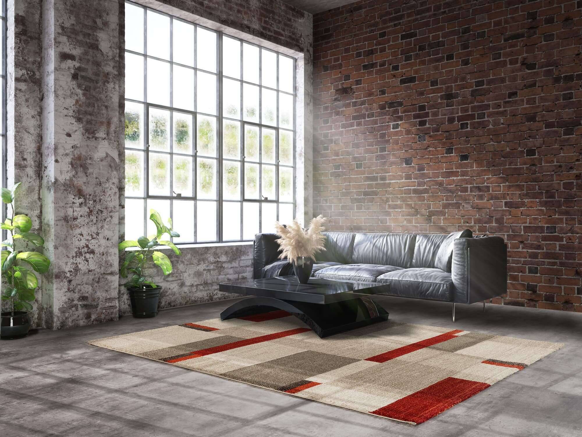 CAB01-590-1 Teppich Castle Beppo Hochflor Shaggy Teppich Modern