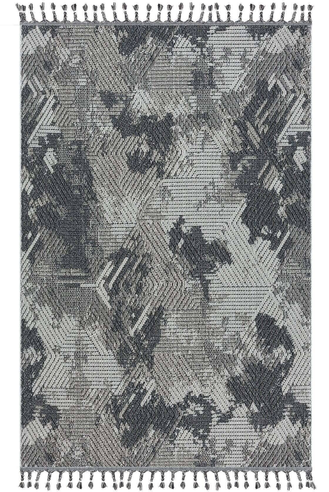 9b239d15-a4e7-5e67-84d5-b29f7a146851 Trevi 6831-225-020 In und Outdoor Teppich Modern Design Grau