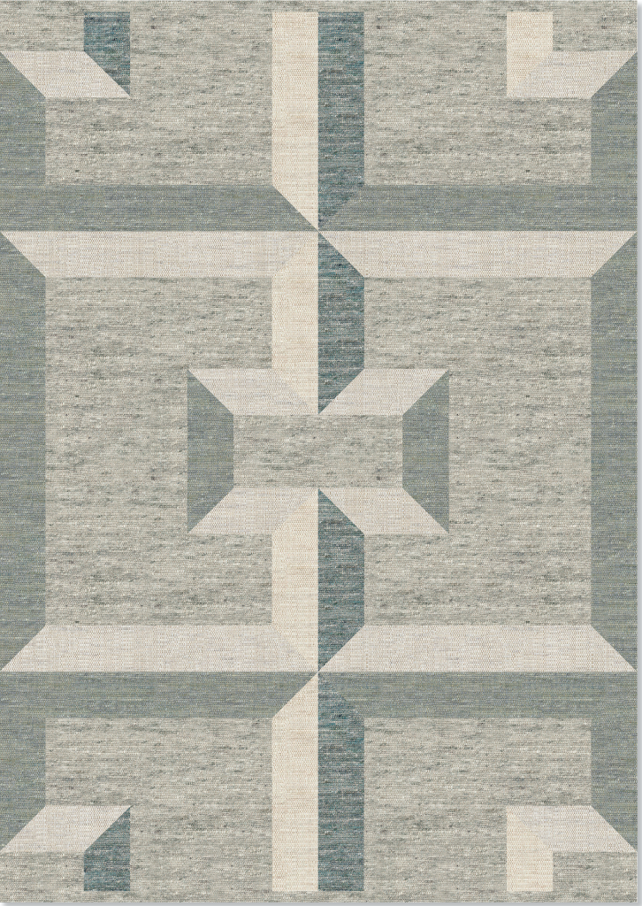 Paulig Teppich Woven Art Design 101-46 Handweb Teppich